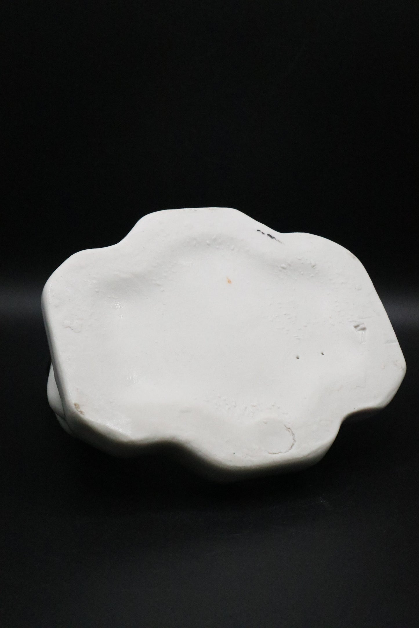 VINTAGE 20'S-30'S AMERICAN STANDARD PLUMBING FIXTURES PORCELAIN ASHTRAY PAINTED BULLDOG SMALL