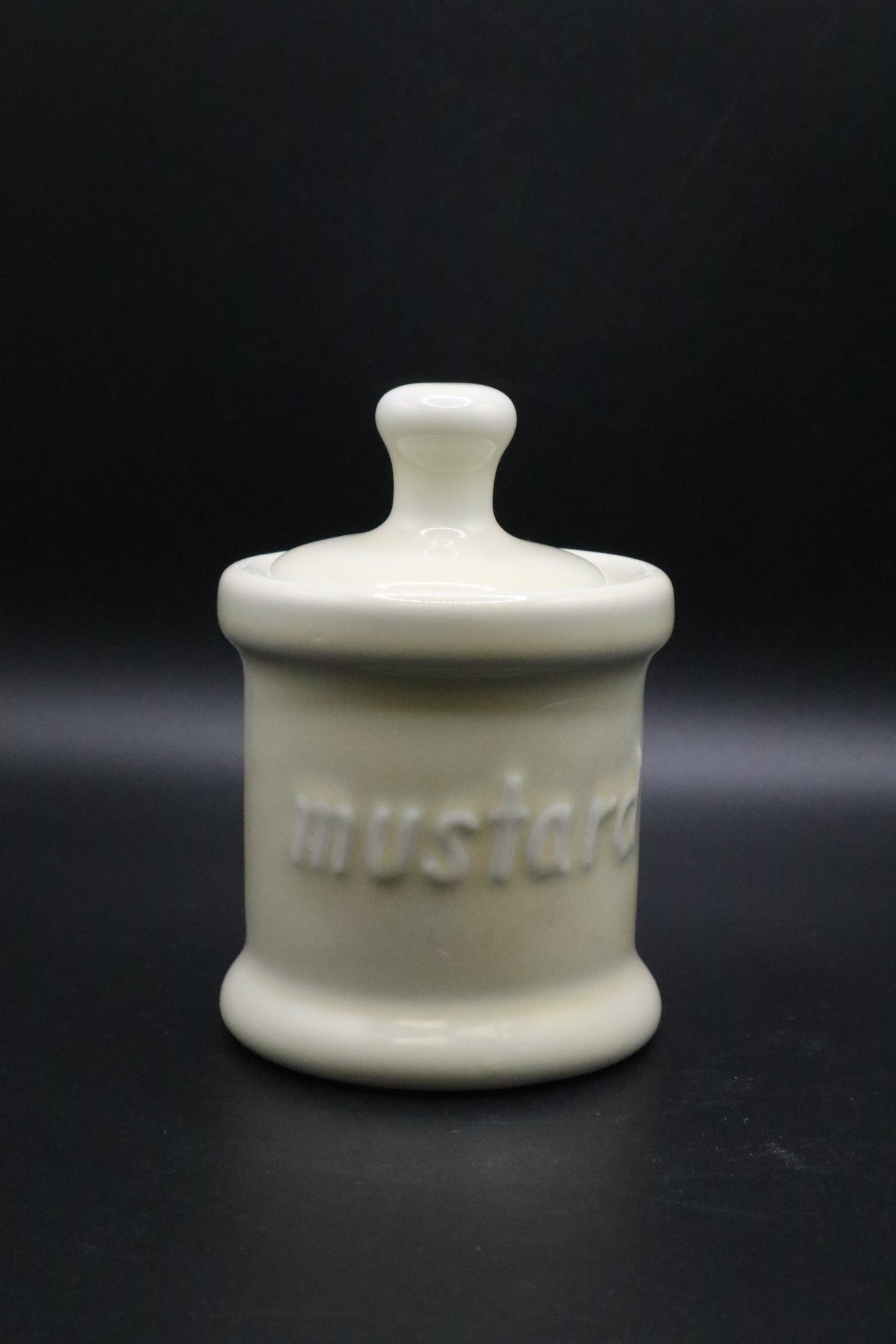 VINTAGE HALL MUSTARD JAR