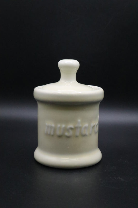 VINTAGE HALL MUSTARD JAR