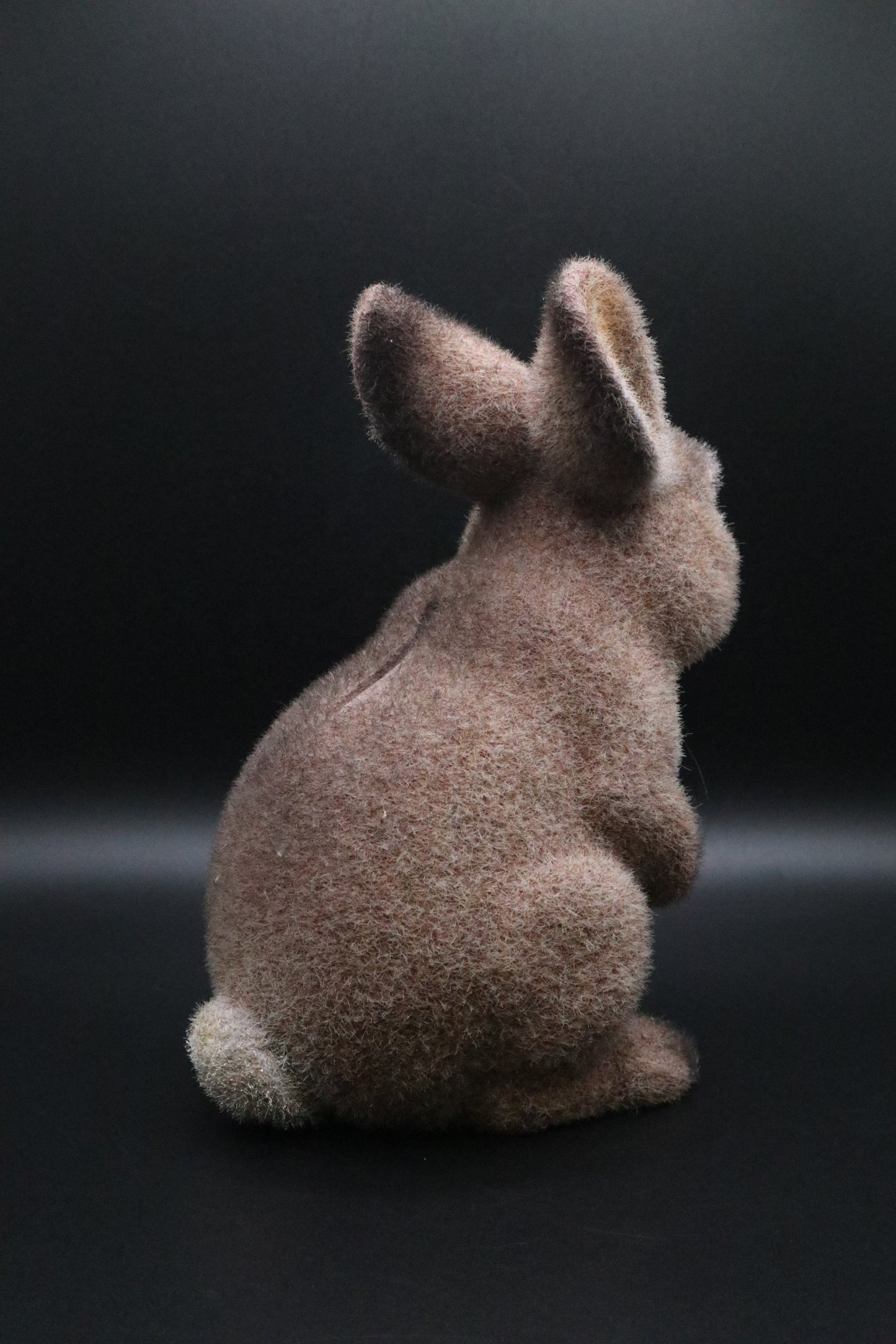 VINTAGE MADE IN JAPAN FLOCKED BUNNY BANK