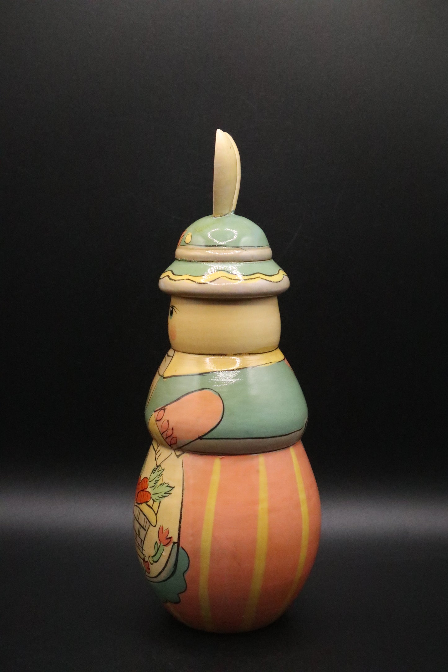 RUSSIAN NESTING DOLL EASTER BUNNY WITH 10 BABIES
