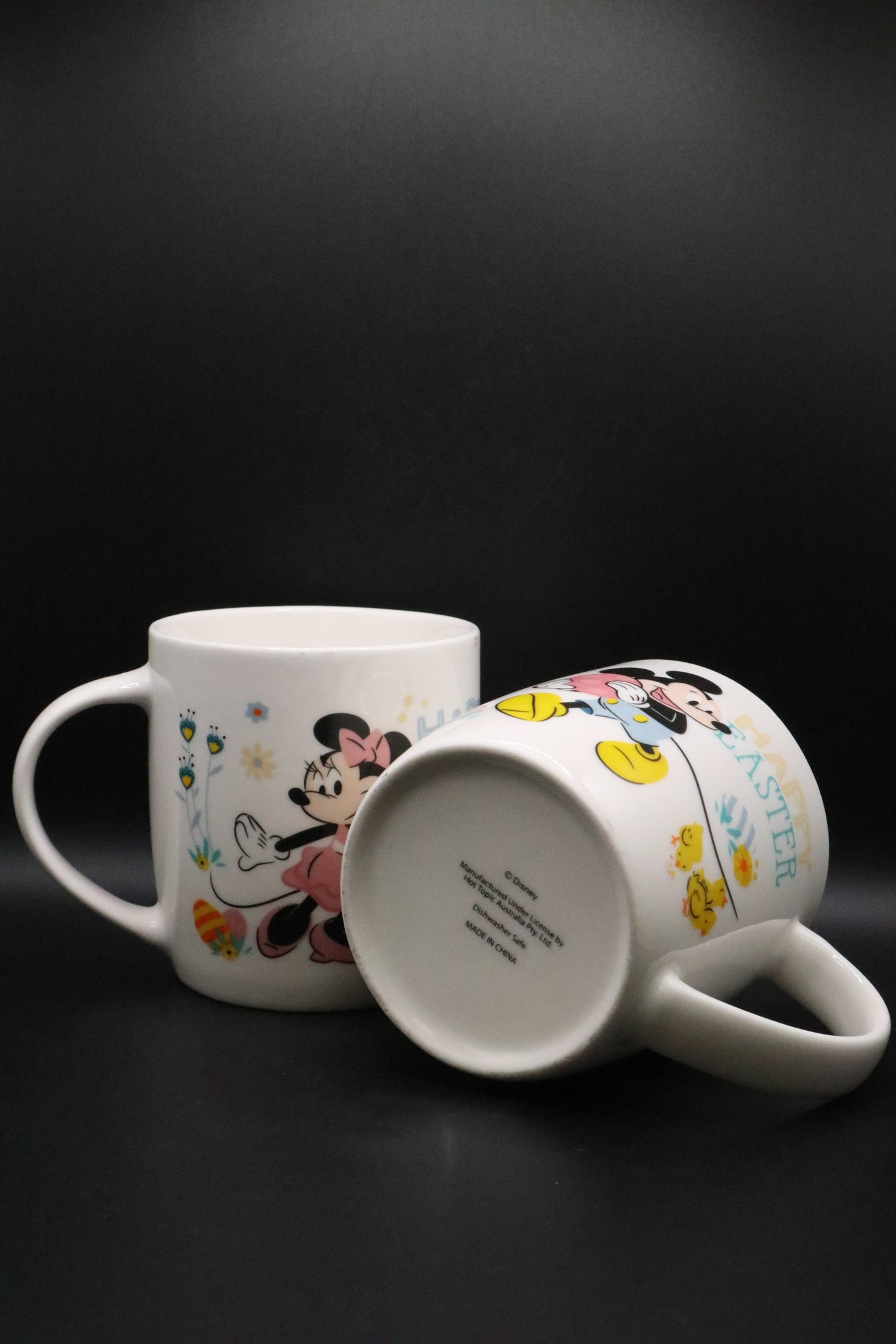 DISNEY MICKEY AND MINNIE MOUSE HAPPY EASTER COFFEE CUPS