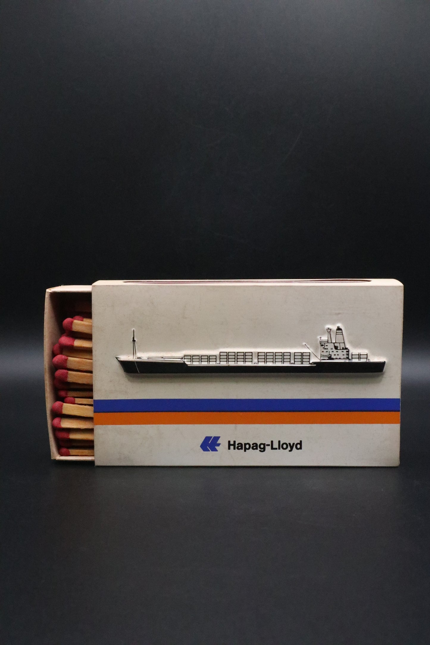 VINTAGE HAPAG-LLLOYD 3D LARGE MATCH BOXES SERIES OF OCEAN VESSELS