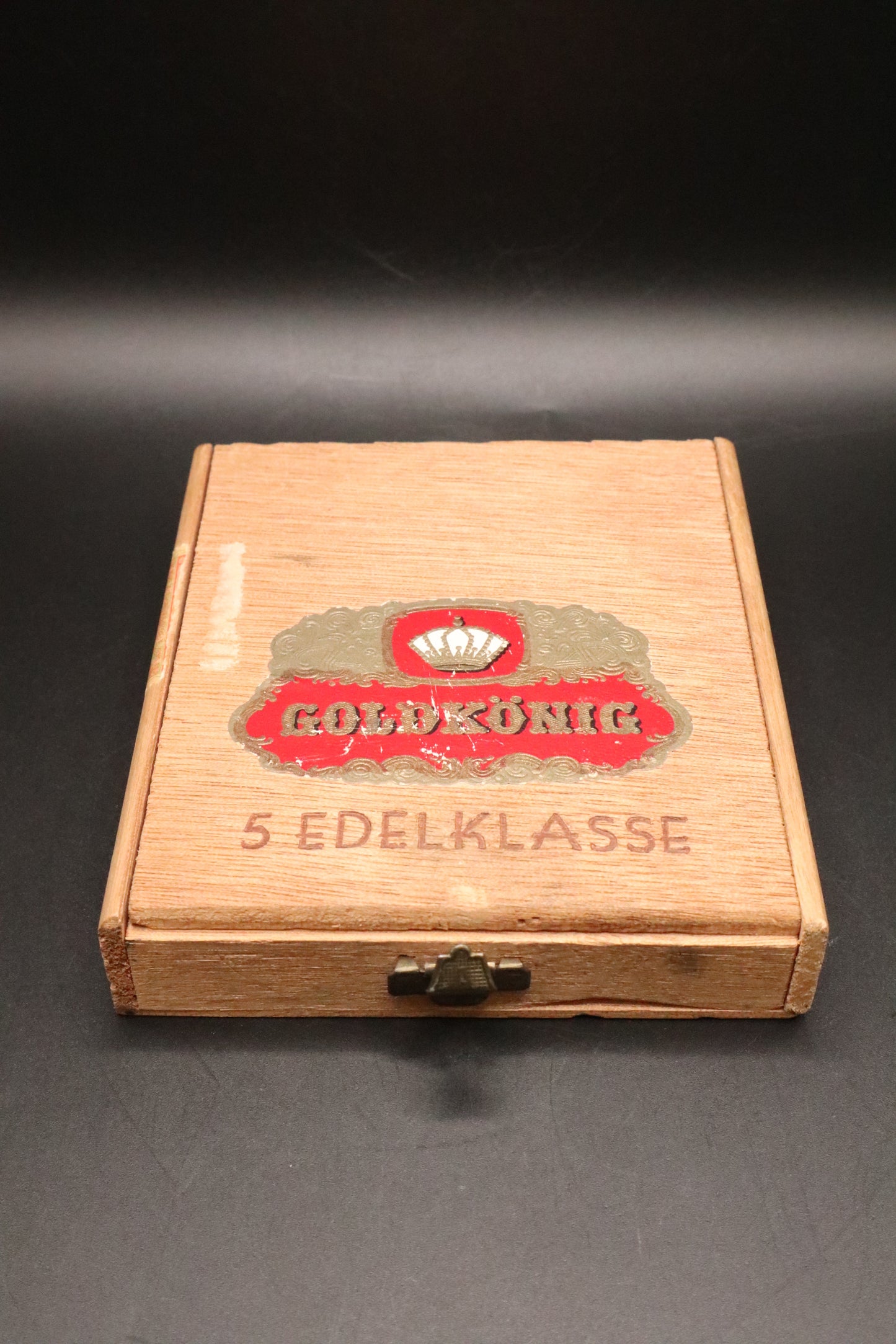 VINTAGE GOLDKONIG WOOD BOX WITH (LOT OF 3) JAPANESE BIRD ART MATCH BOX