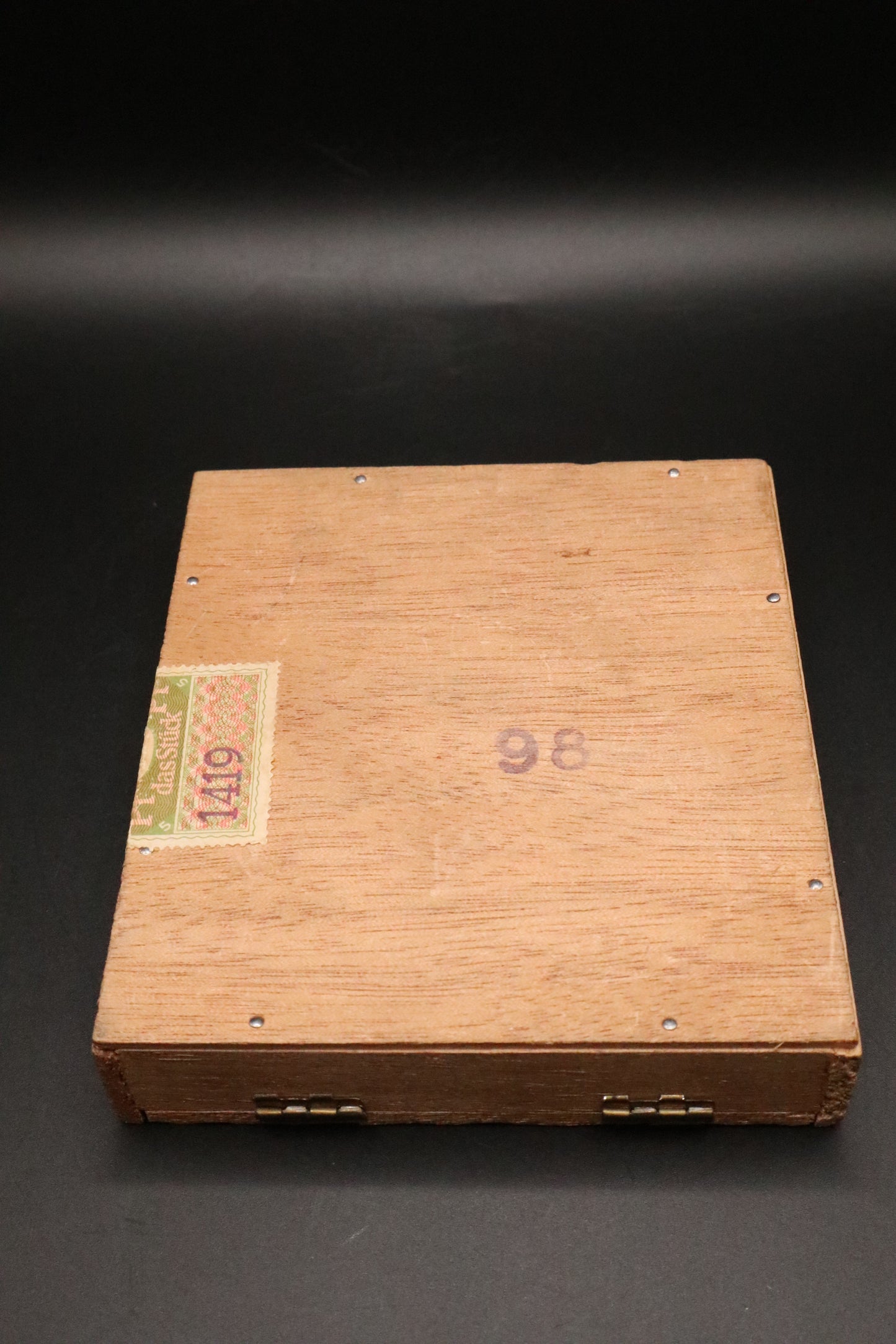 VINTAGE GOLDKONIG WOOD BOX WITH (LOT OF 3) JAPANESE BIRD ART MATCH BOX