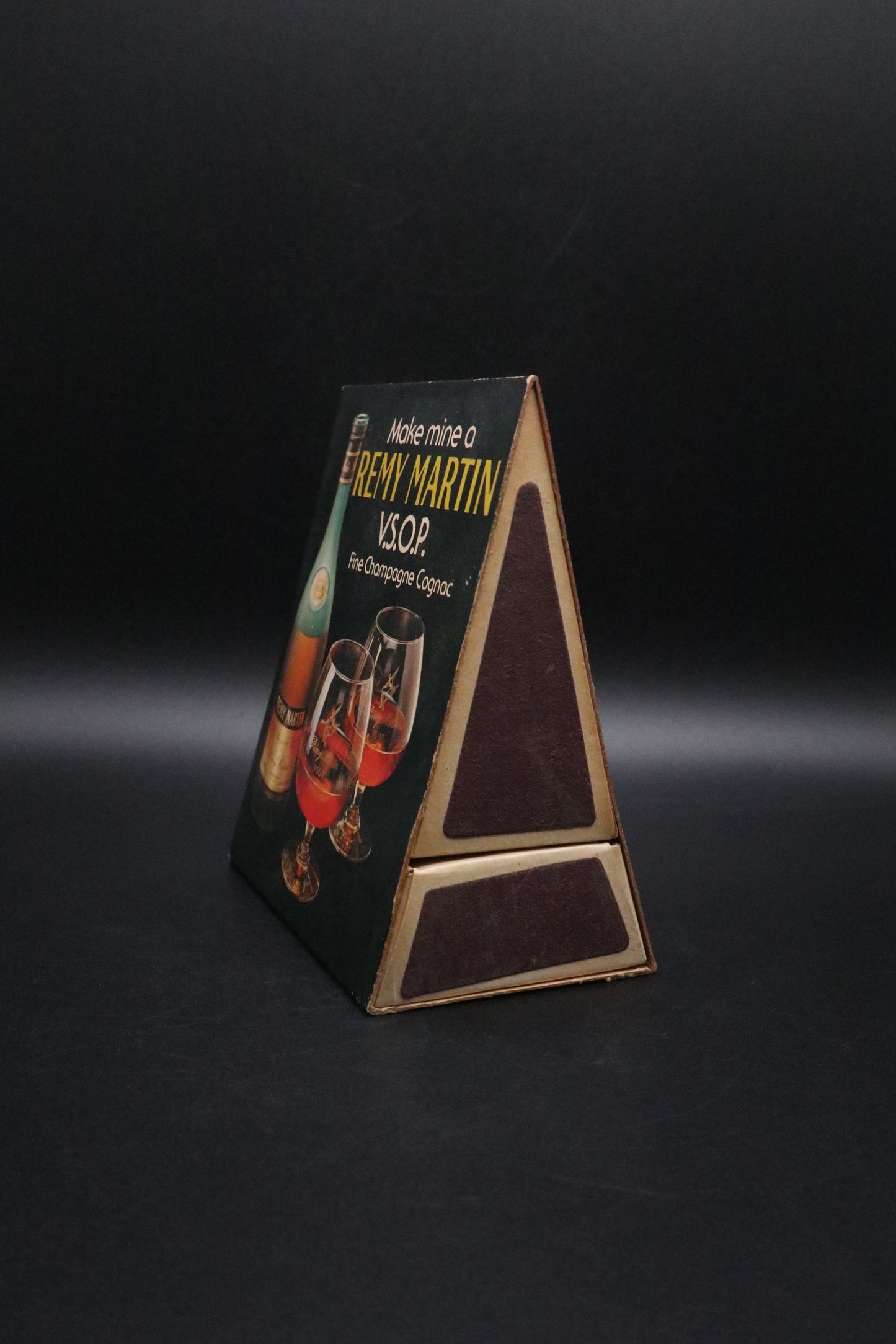 VINTAGE REMY MARTIN V.S.O.P. STANDING MATCH BOX