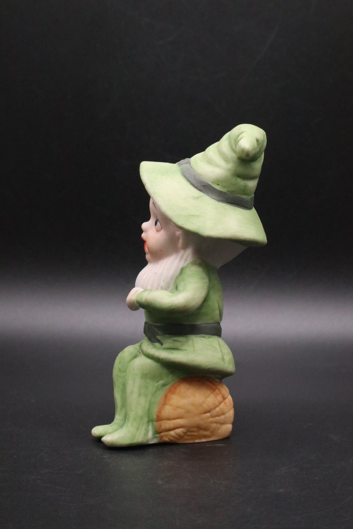 VINTAGE BISQUE IRISH LEPRECHAUN
