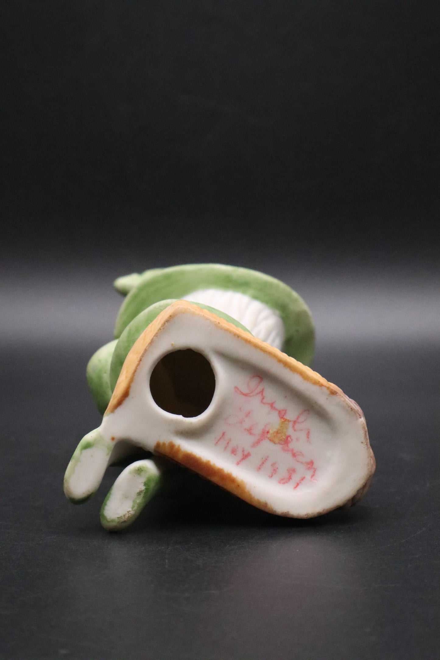 VINTAGE BISQUE IRISH LEPRECHAUN