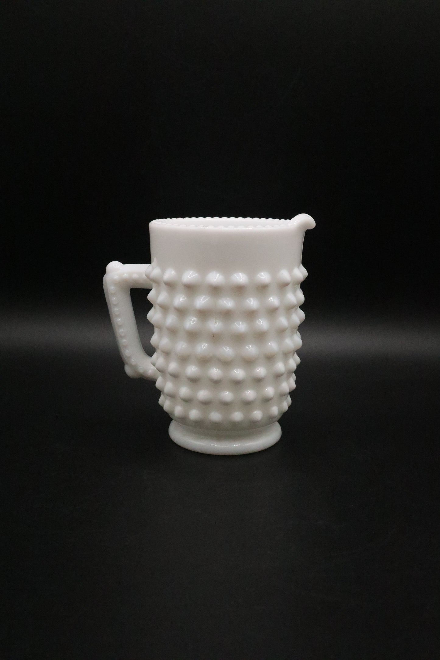 FENTON HOBNAIL MILK GLASSS CREAMER