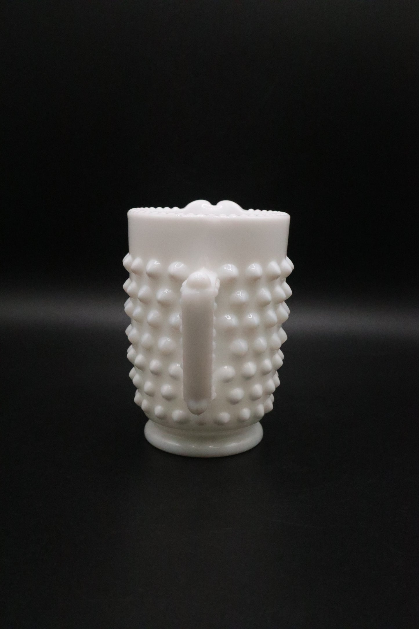 FENTON HOBNAIL MILK GLASSS CREAMER