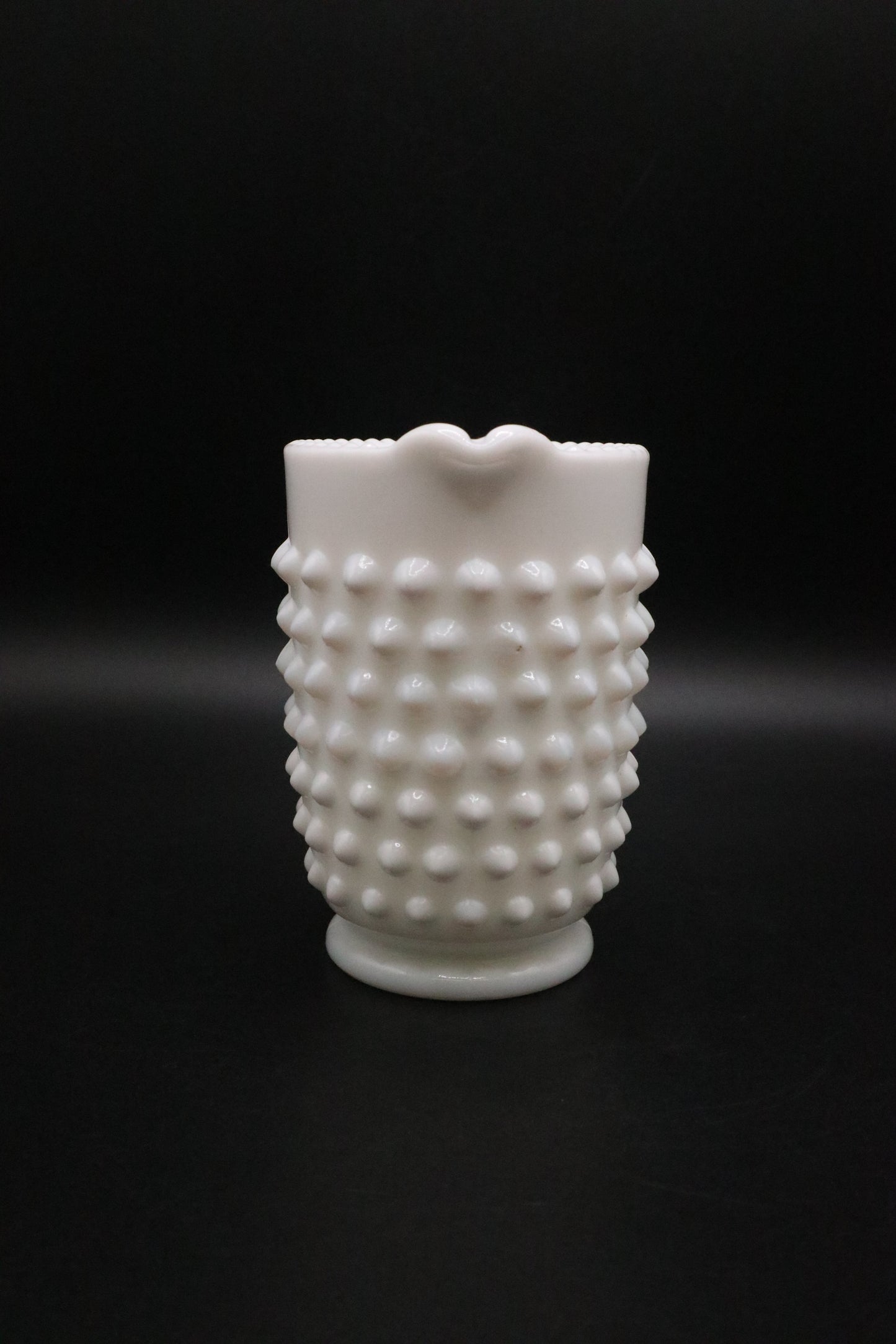 FENTON HOBNAIL MILK GLASSS CREAMER