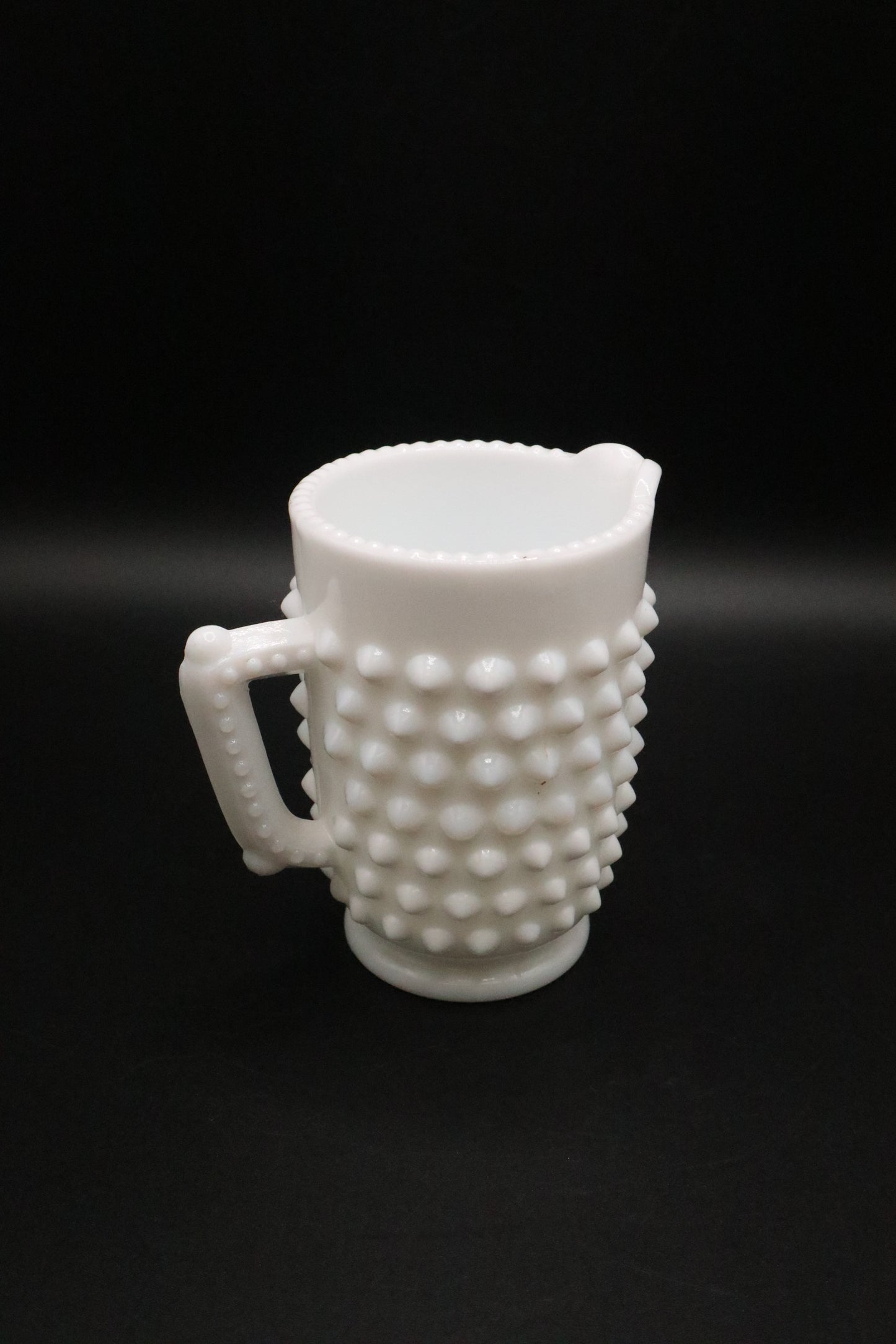 FENTON HOBNAIL MILK GLASSS CREAMER