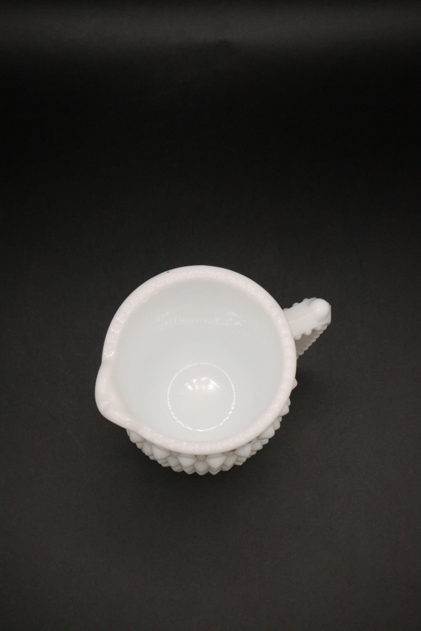FENTON HOBNAIL MILK GLASSS CREAMER