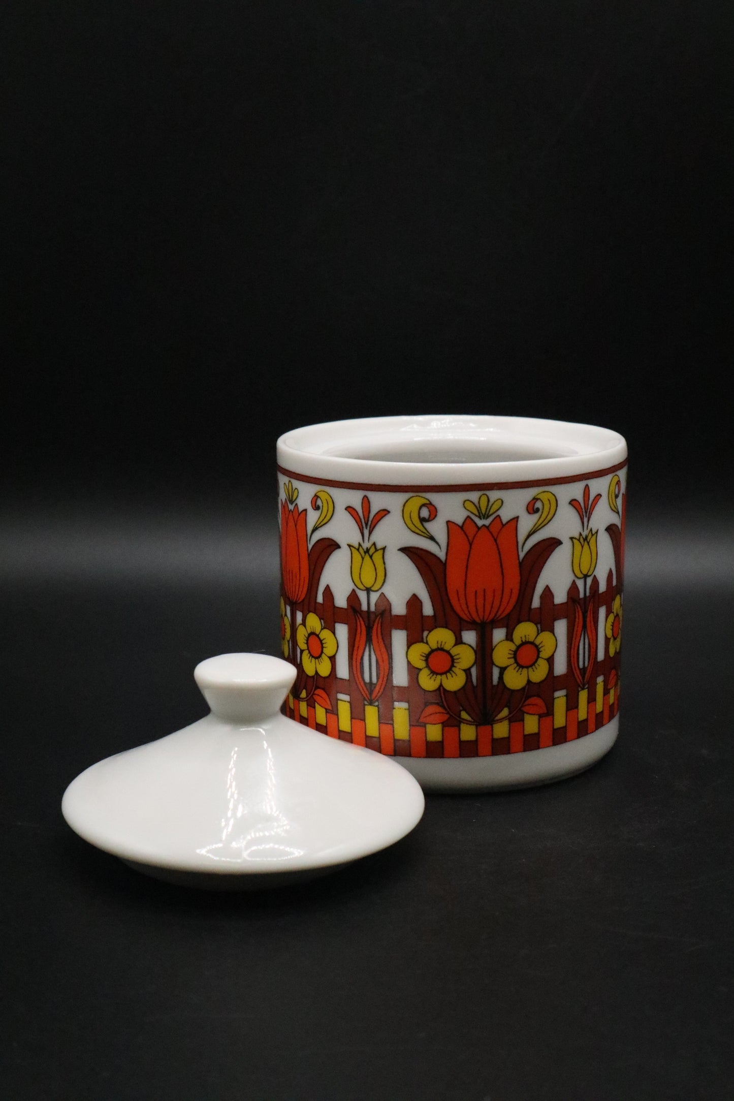VINTAGE 1960'S TRIMONT WAWR MOD TULIP TEA SERVICE 9 PCS