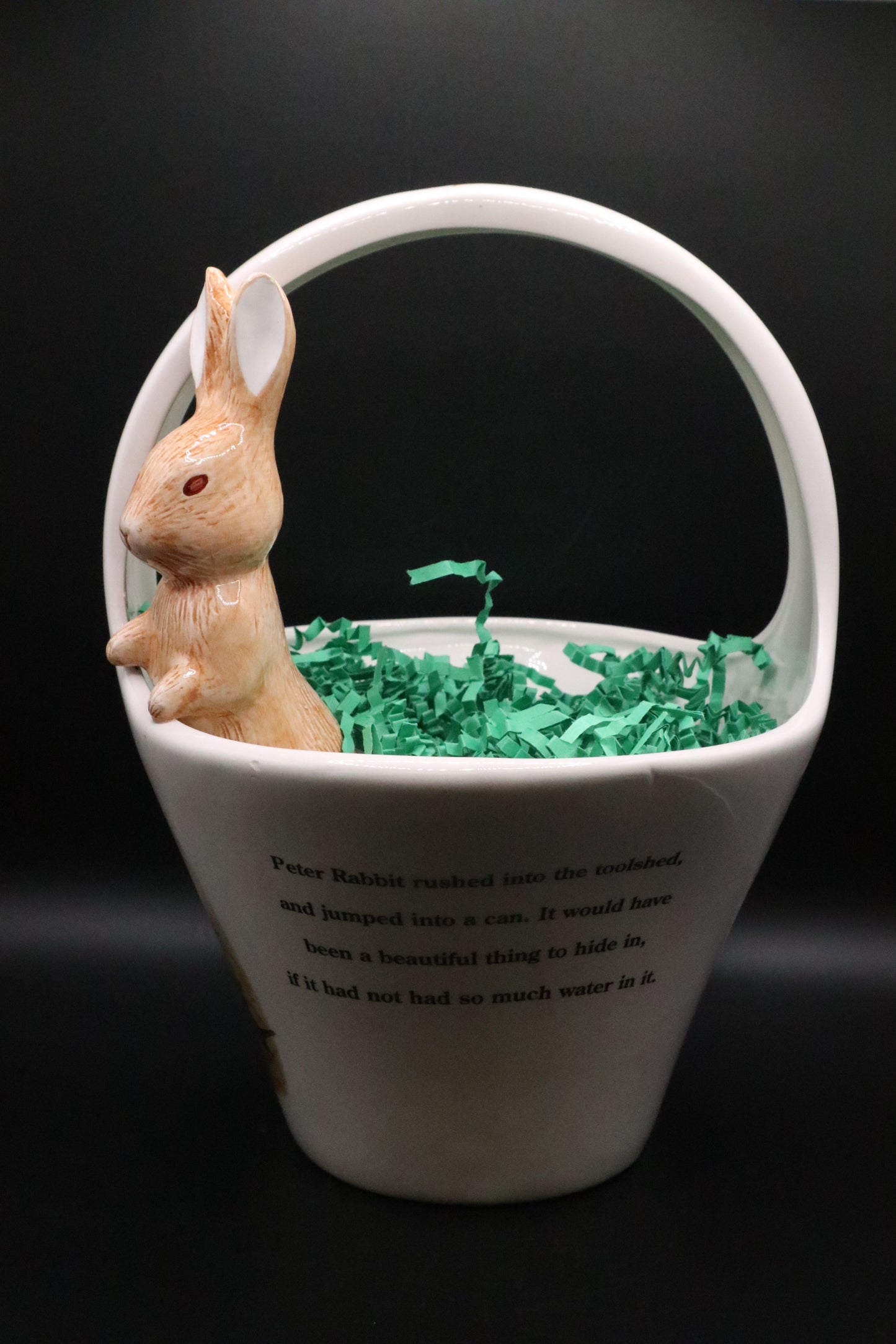 VINTAGE 1998 TELEFLORA PETER RABBIT BEATRIX BASKET