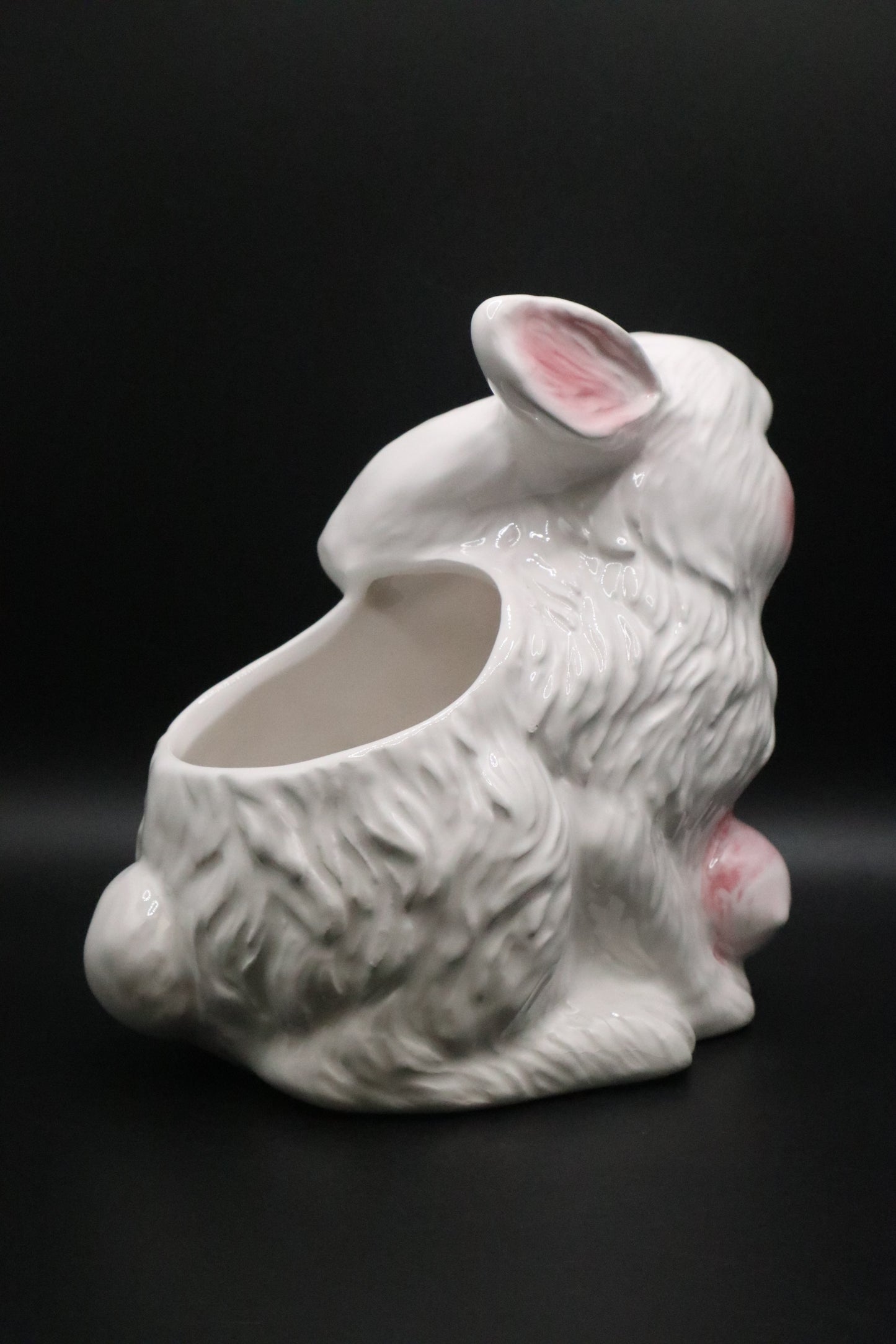 LARGE CERAMIC WHITE RABBIT