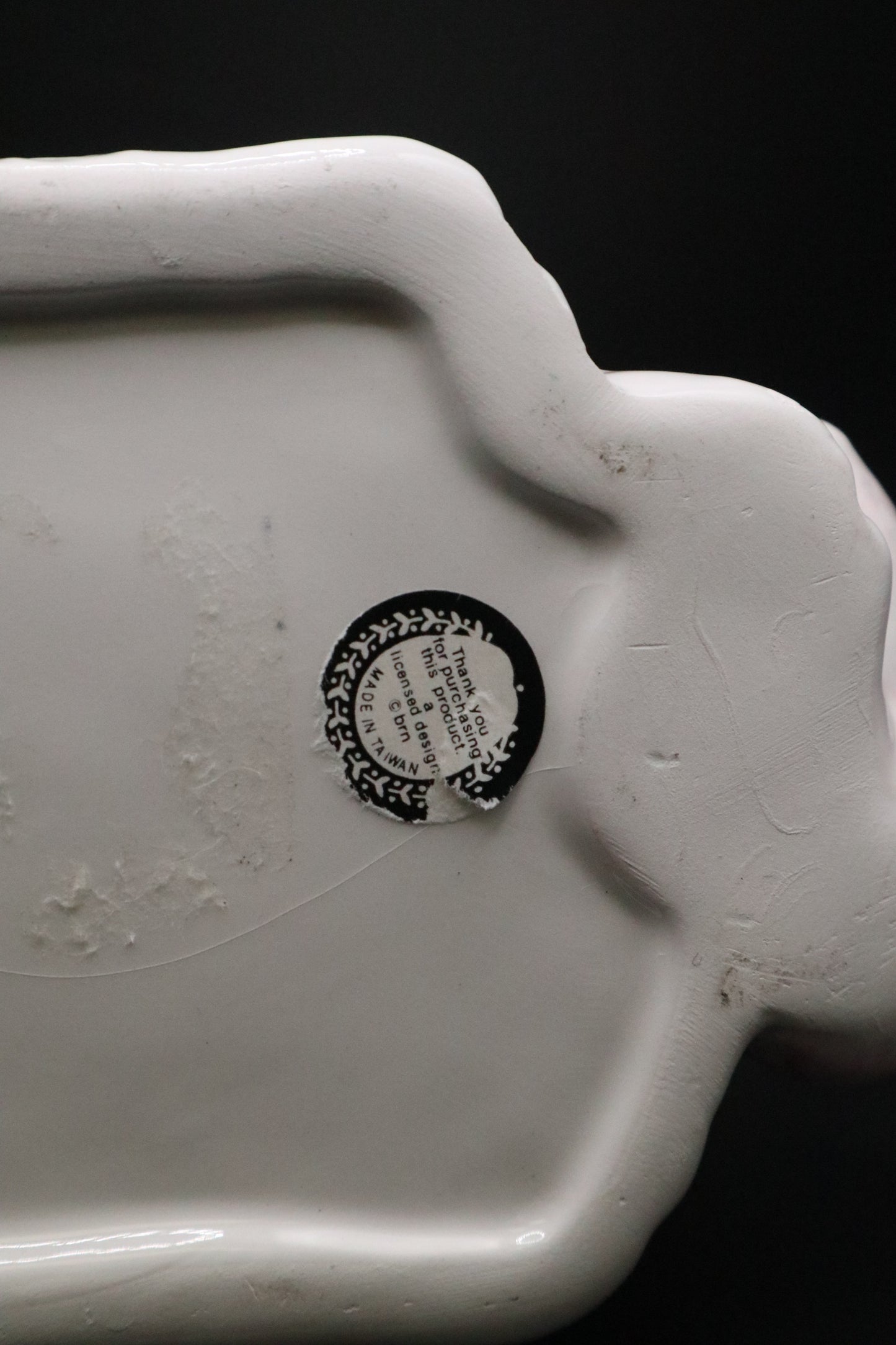 LARGE CERAMIC WHITE RABBIT
