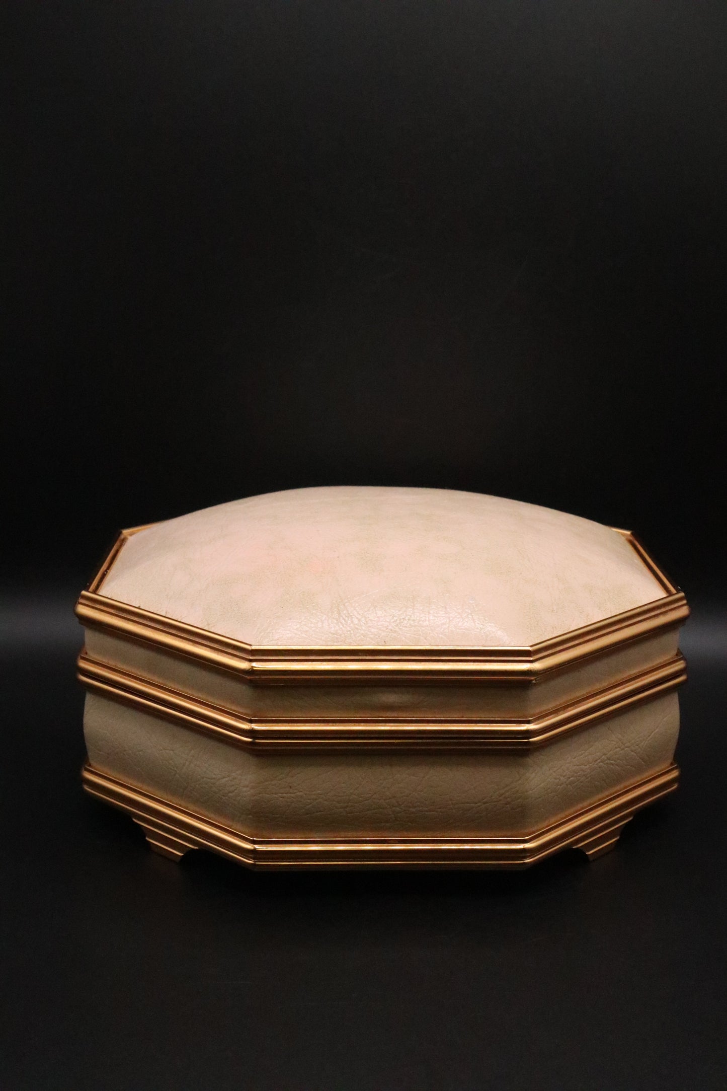 MCM OCTAGONAL JEWELRY BOX WITH MIRROR