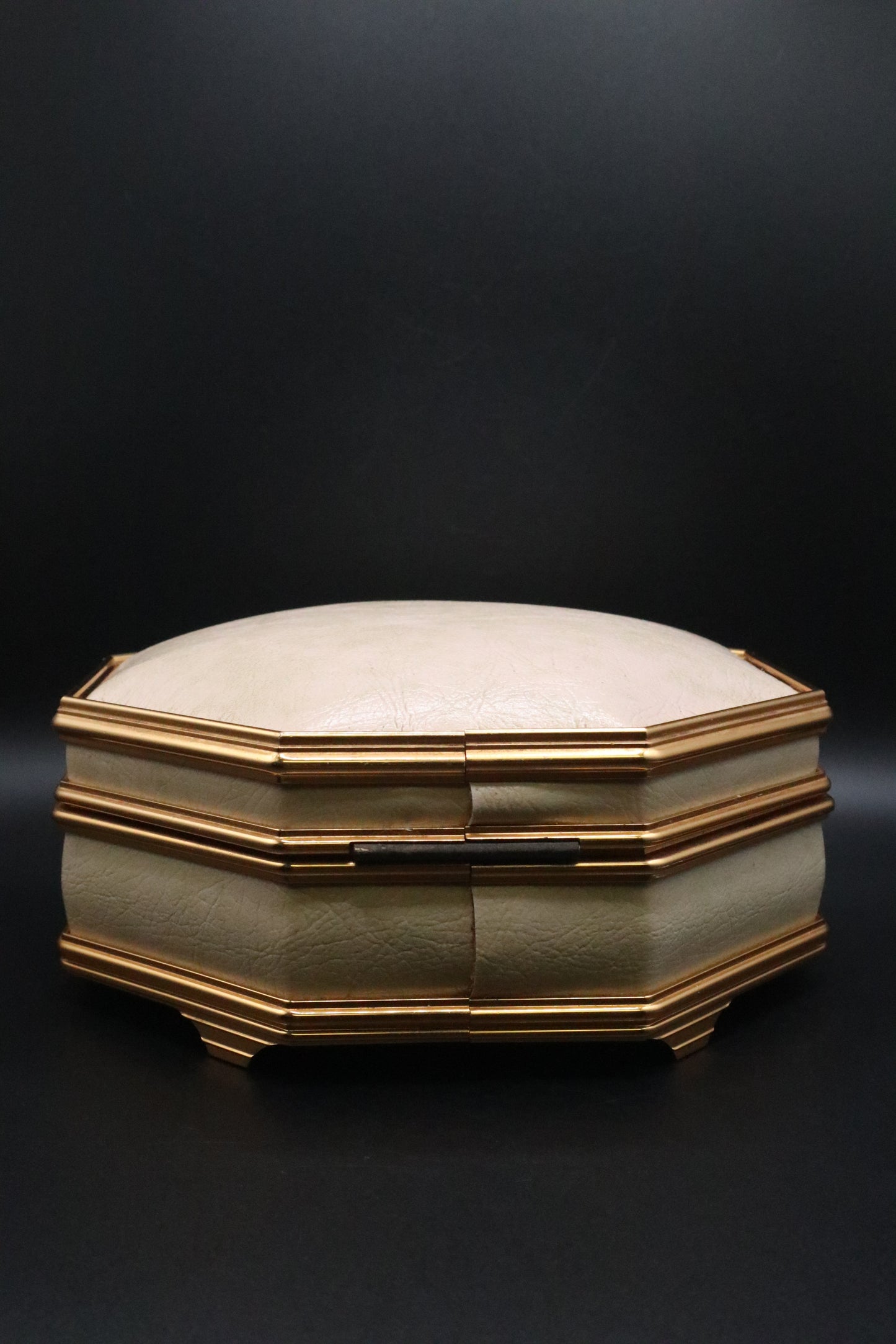 MCM OCTAGONAL JEWELRY BOX WITH MIRROR