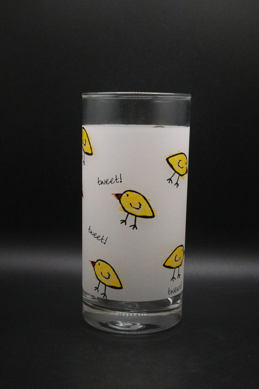 VINTAGE TWEET! INDONESIA HIGHBALL GLASS