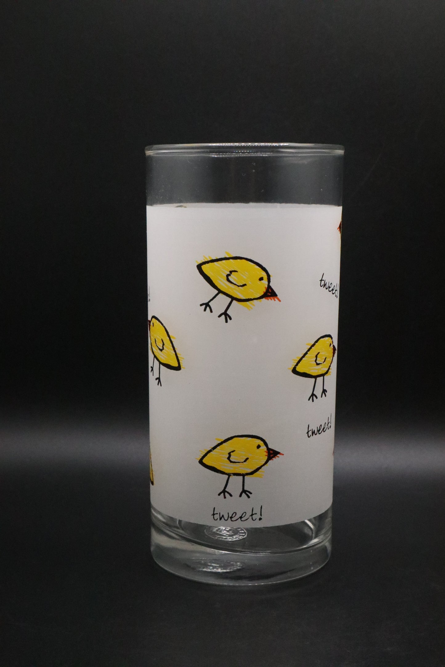 VINTAGE TWEET! INDONESIA HIGHBALL GLASS