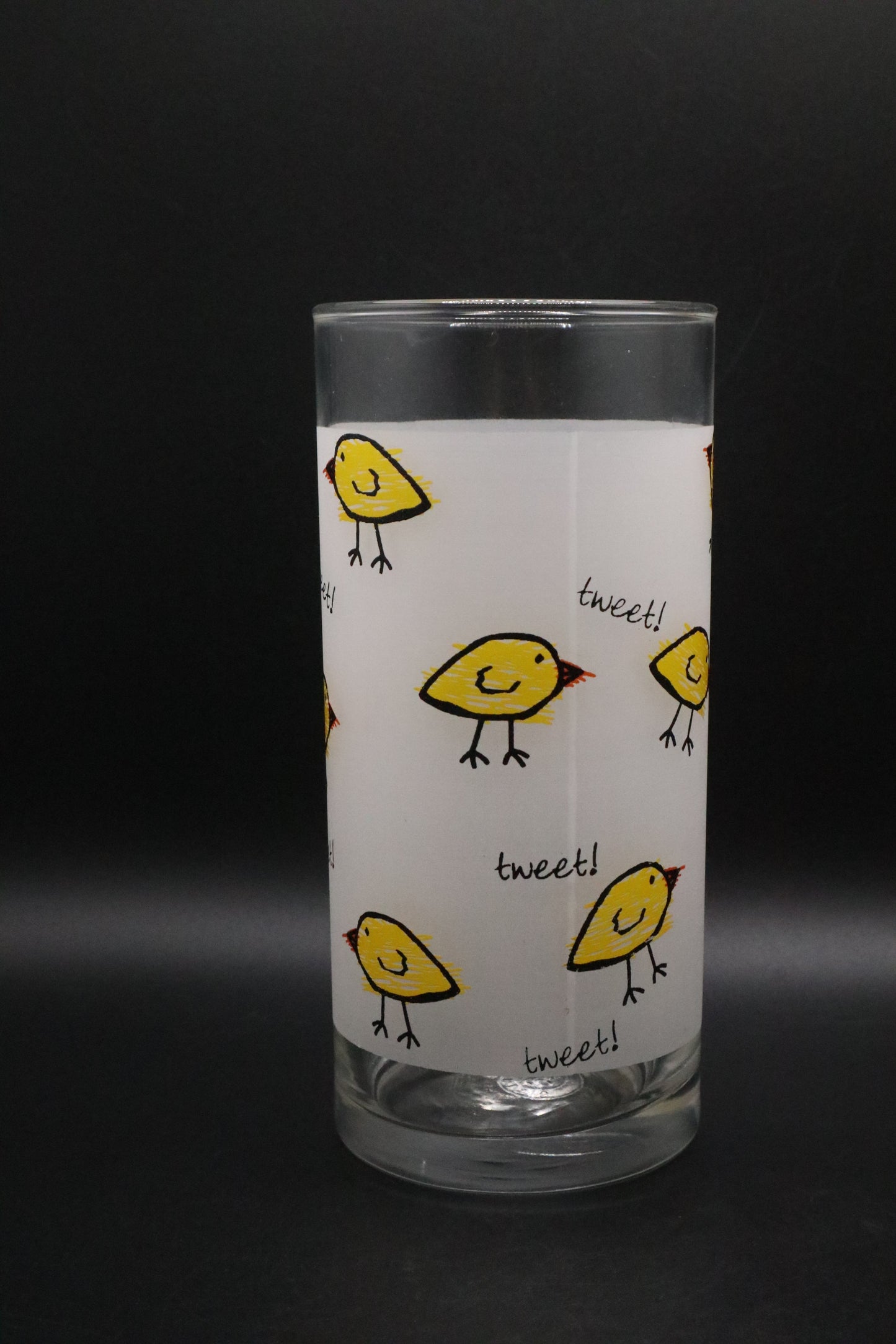 VINTAGE TWEET! INDONESIA HIGHBALL GLASS
