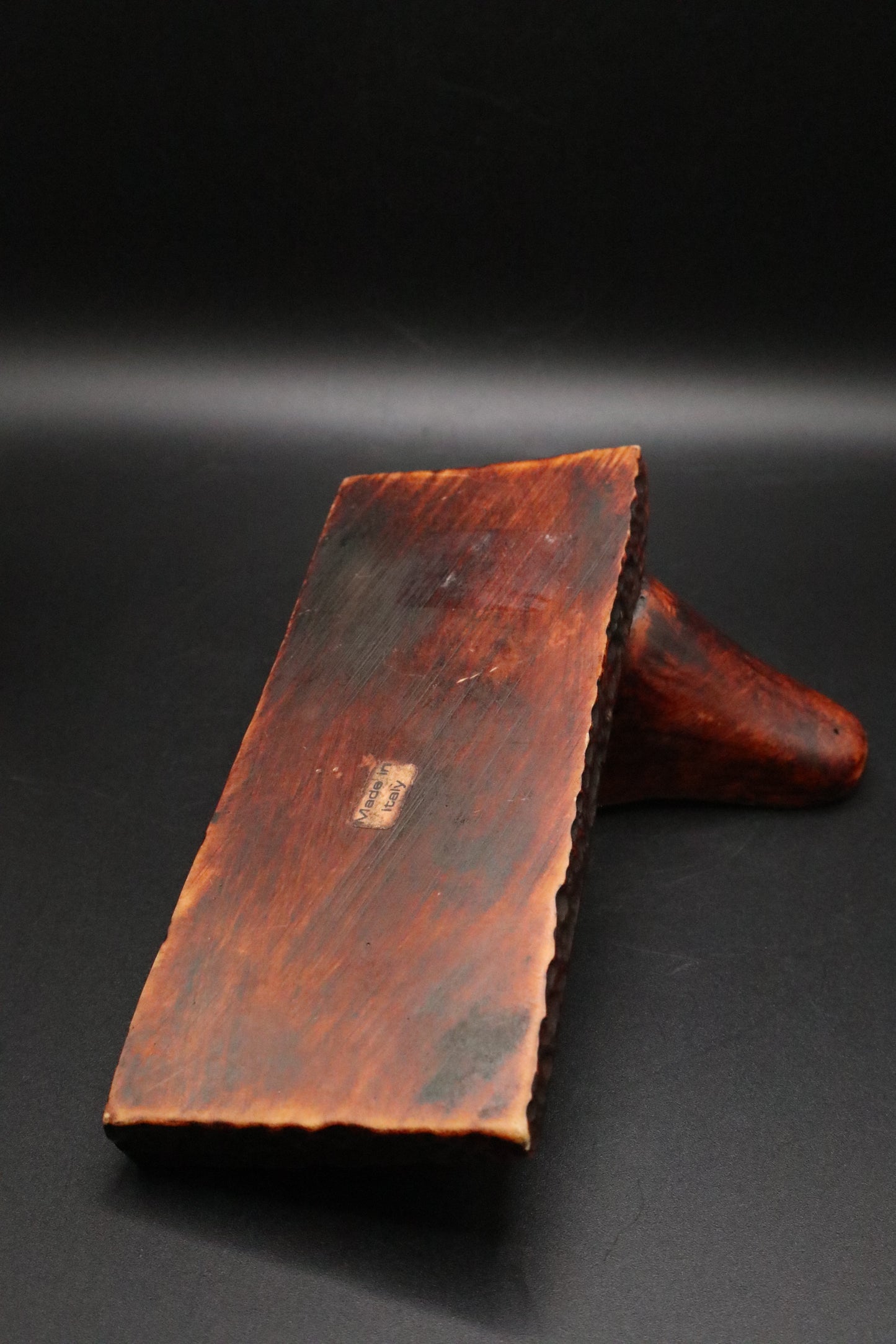 VINTAGE LORENZO MADE IN ITALY SMOKING PIPE WITH STAND