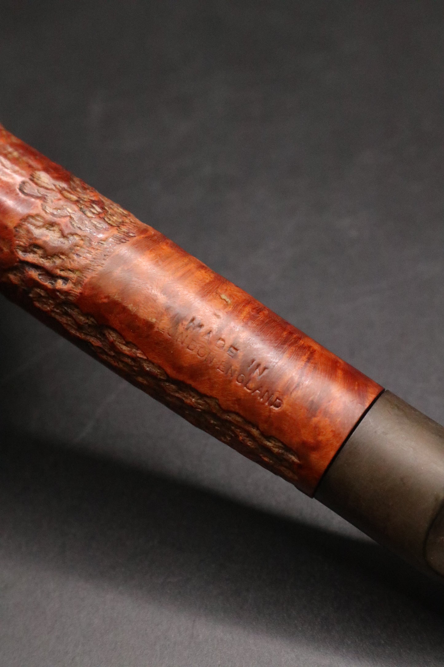 VINTAGE SANDBLASTED BRIAR TABACCO PIPE MADE IN LONDON ENGLAND