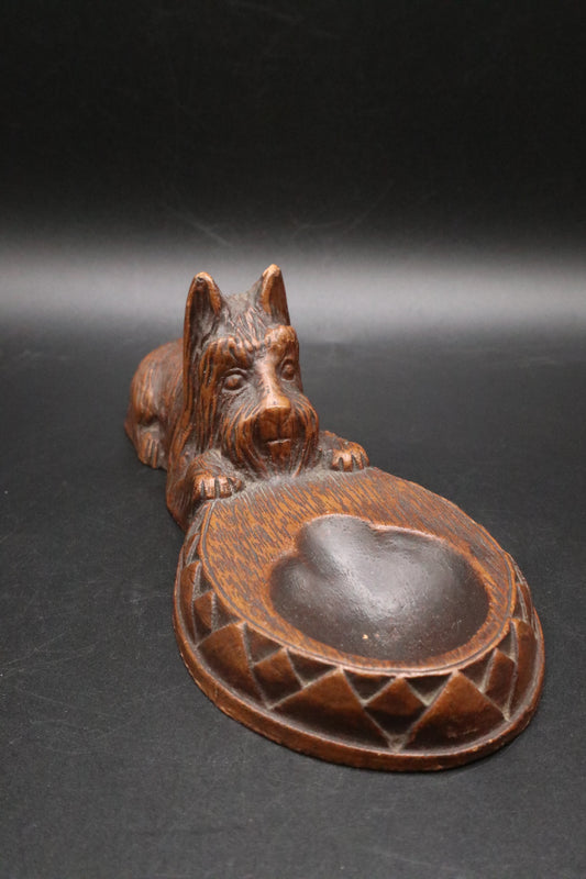 VINTAGE SCOTTISH TERRIER SOOTTIE DOG PIPE HOLDER