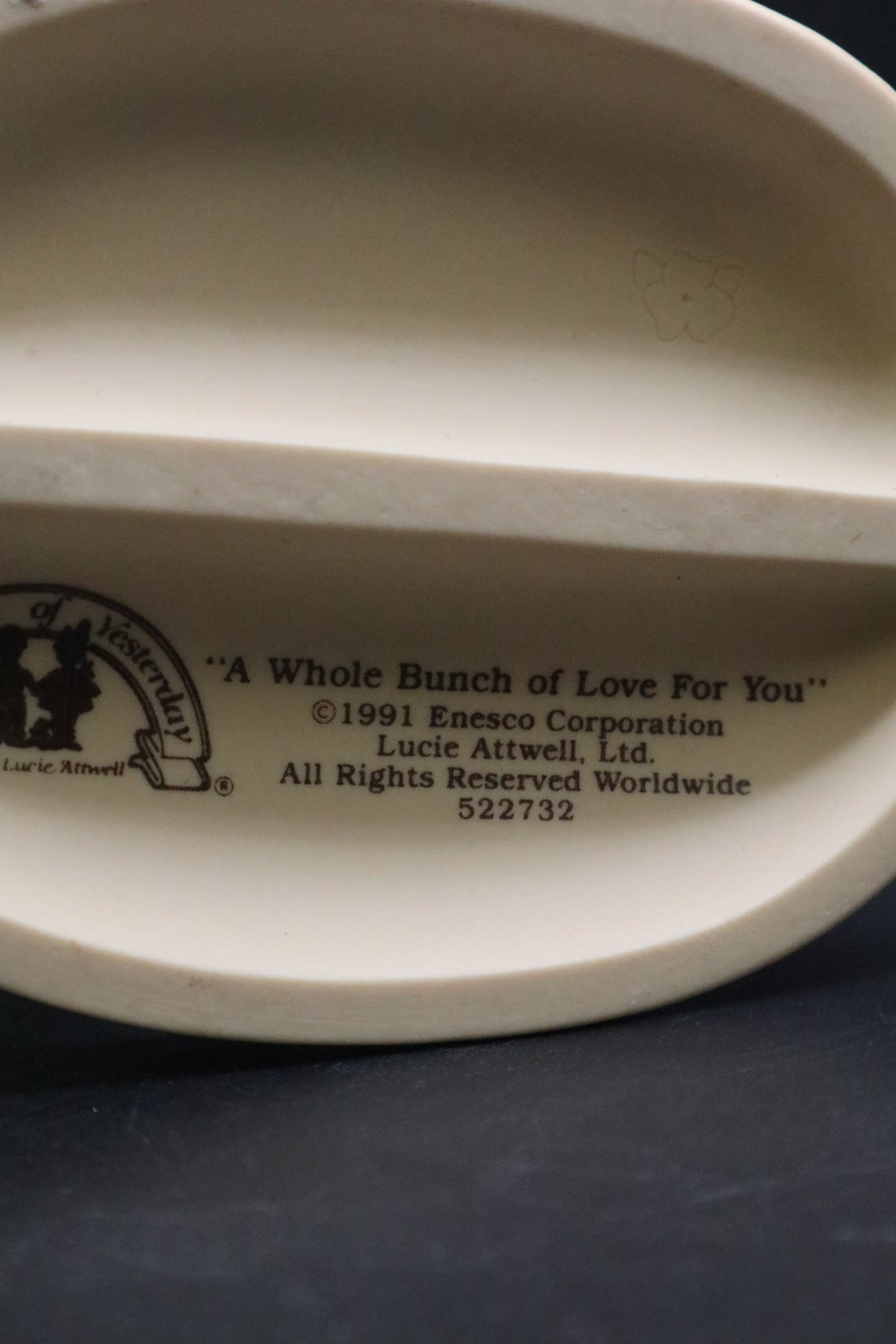 VINTAGE ENESCO "A WHOLE BUNCH OF LOVE FOR YOU" (AS IS)
