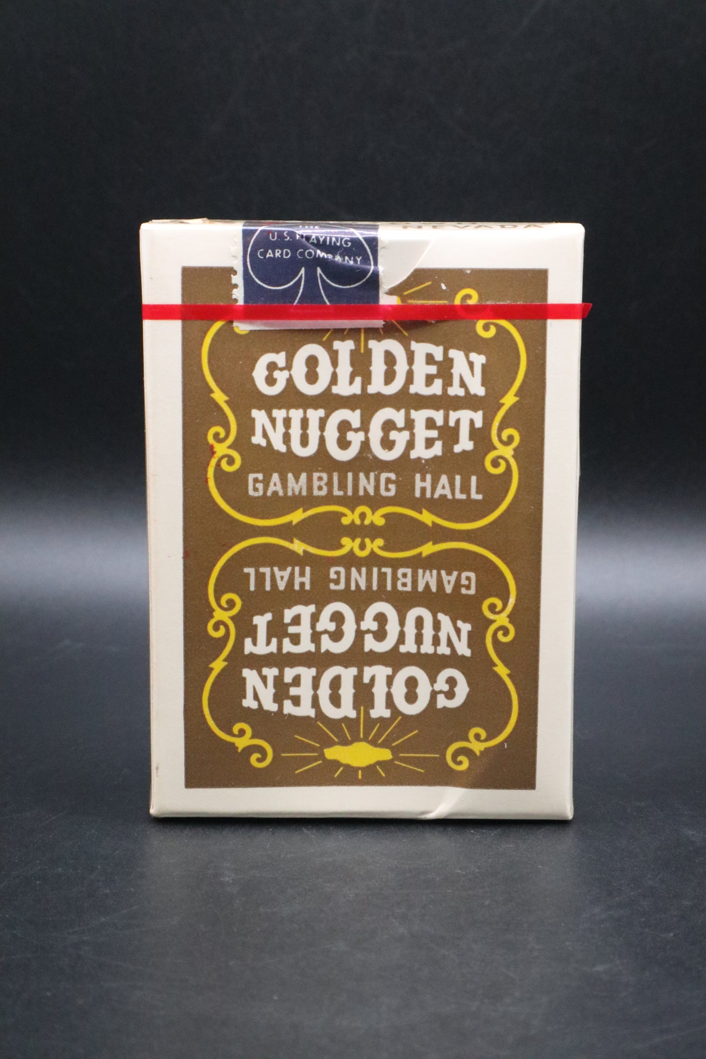 VINTAGE VEGAS GOLDEN NUGGET GAMBLING HAL SEALED POKER CARDS RARE
