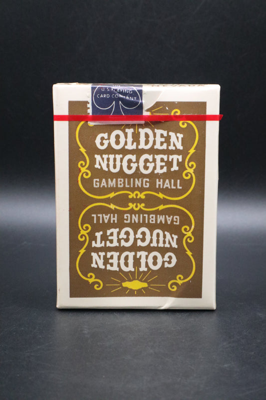 VINTAGE VEGAS GOLDEN NUGGET GAMBLING HAL SEALED POKER CARDS RARE