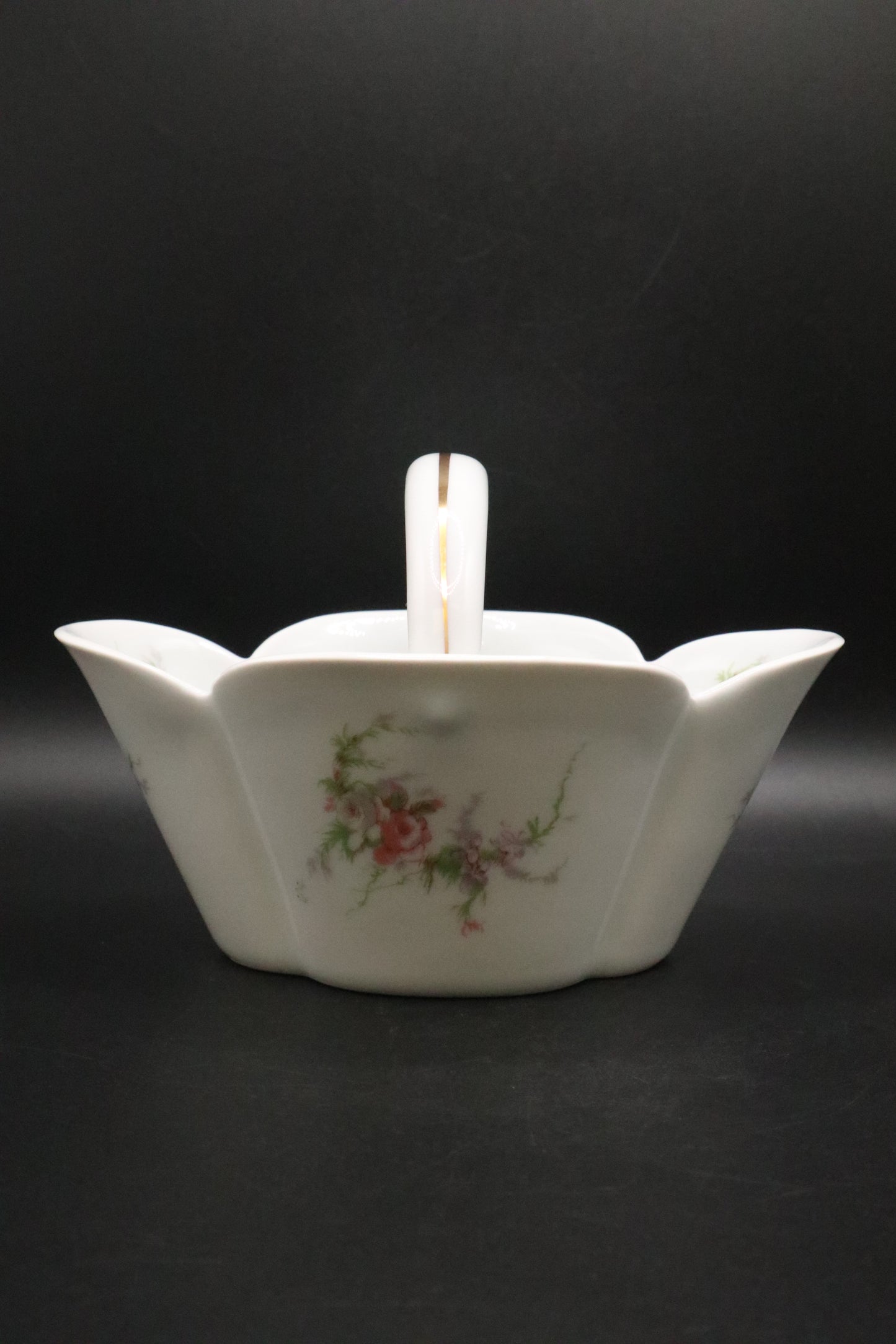 VINTAGE HAVILAND LIMOGES PRCELAIN BASKET ROSALIN DE