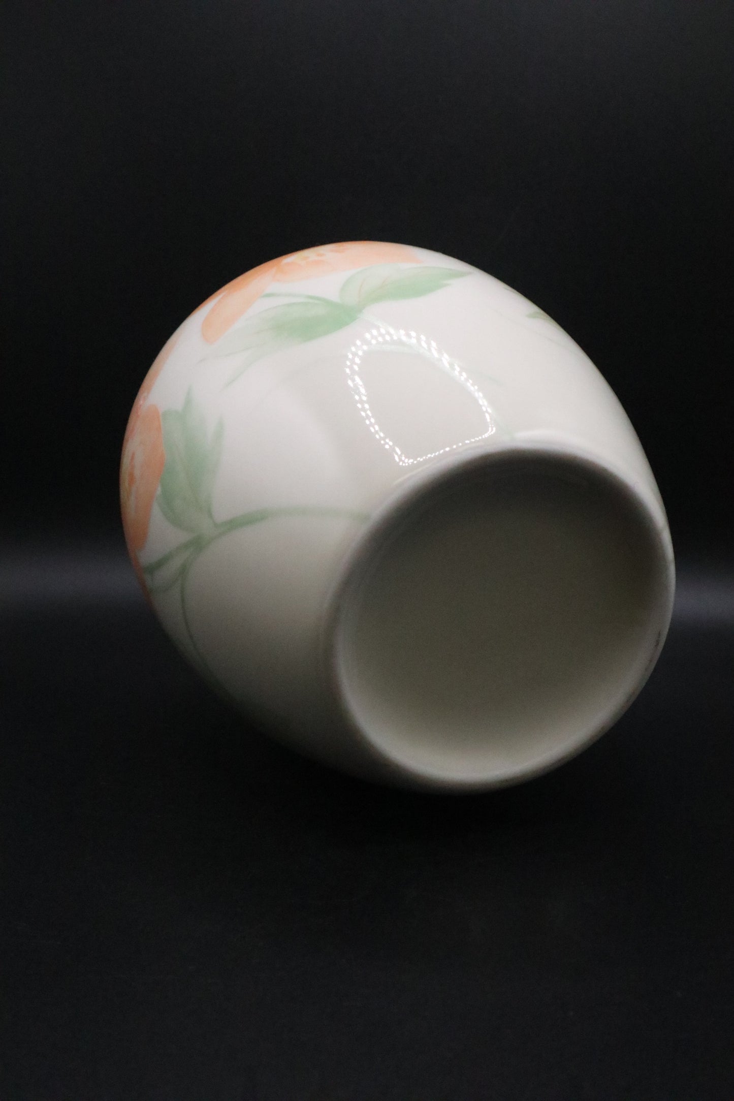 GLAZED VASE HAND PAINTED "PUSKAS"