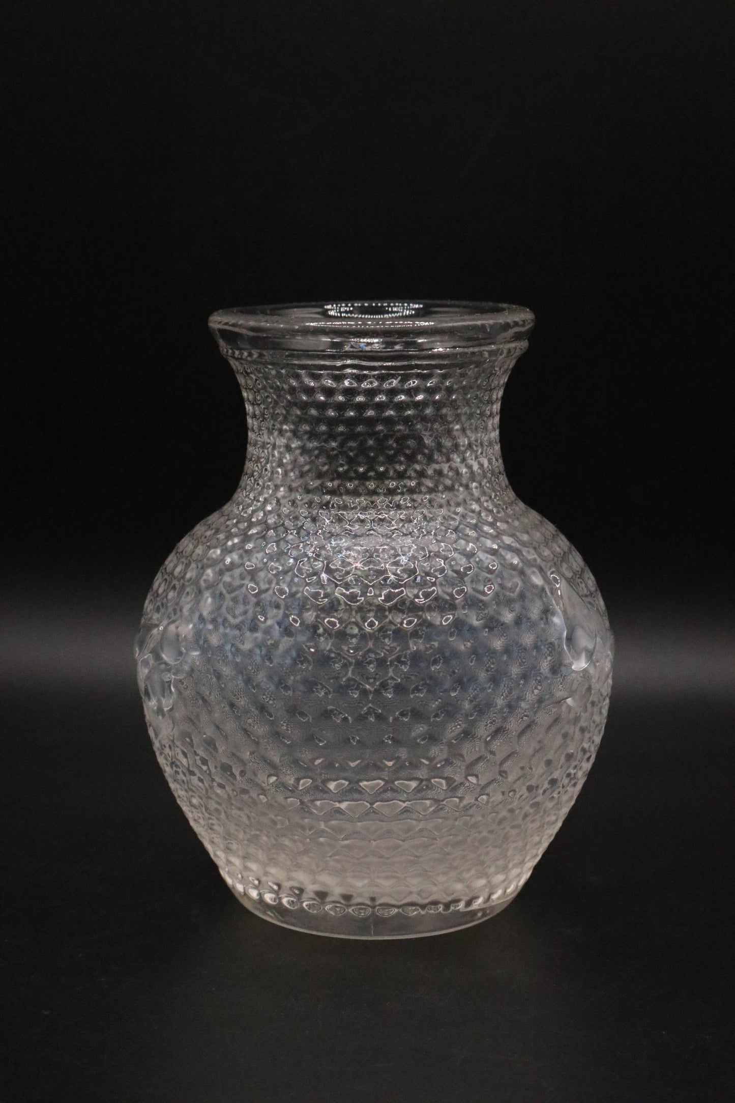 BUMBLE BEE HONEY COMB GLASS VASE