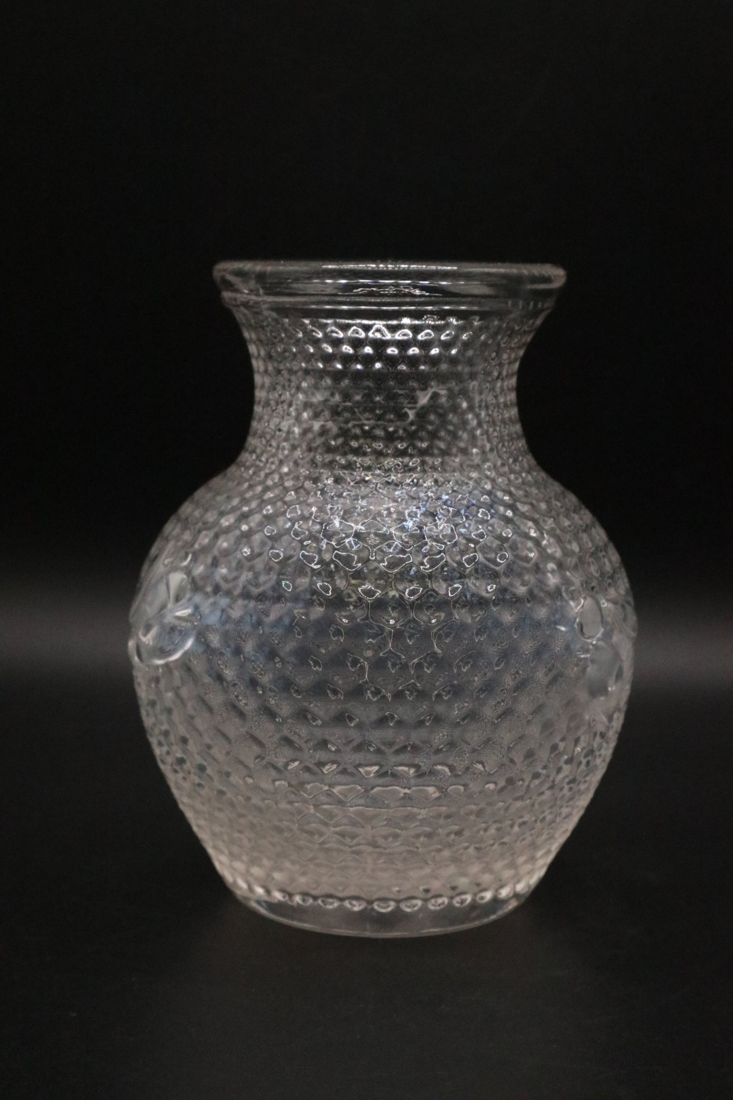 BUMBLE BEE HONEY COMB GLASS VASE