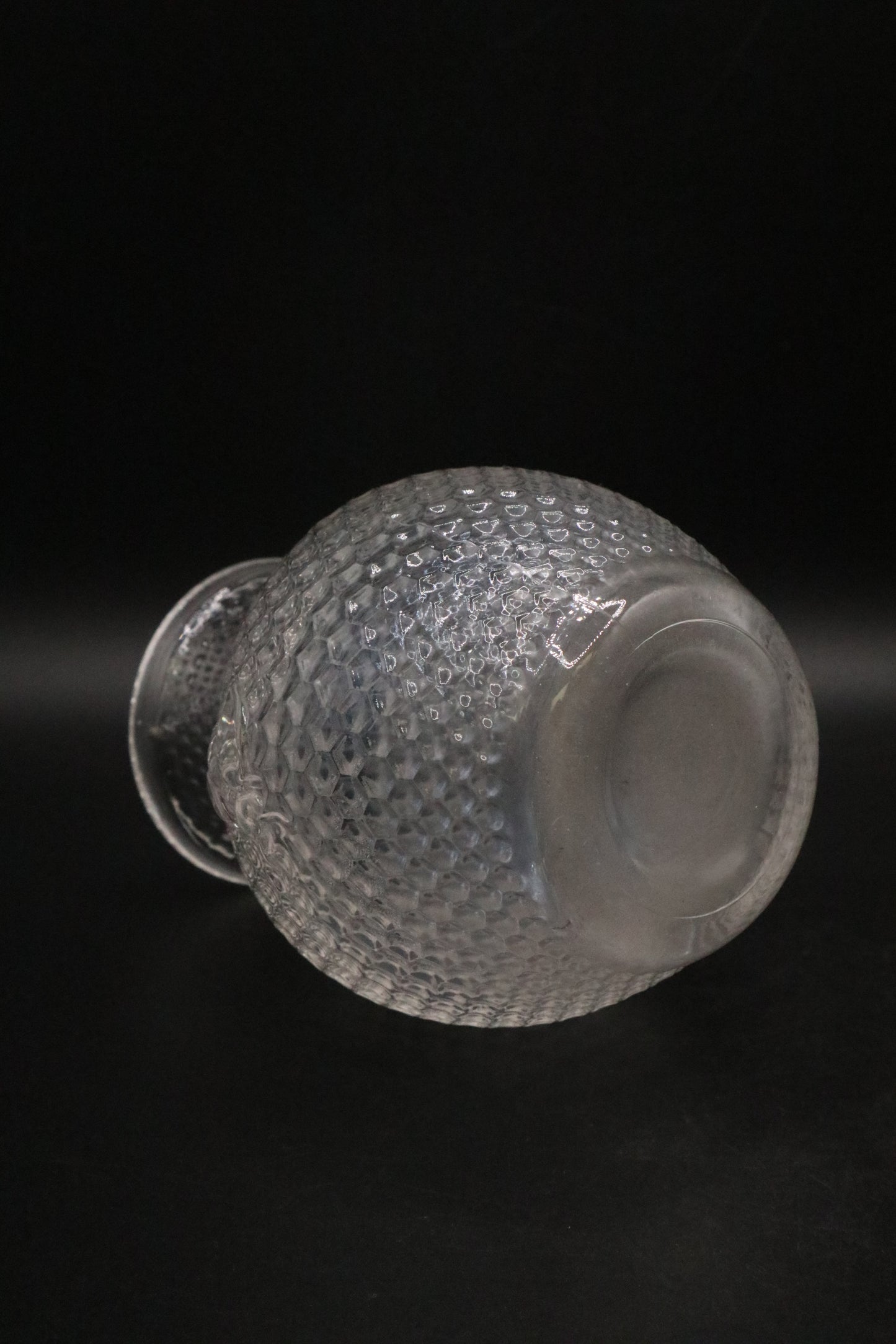 BUMBLE BEE HONEY COMB GLASS VASE