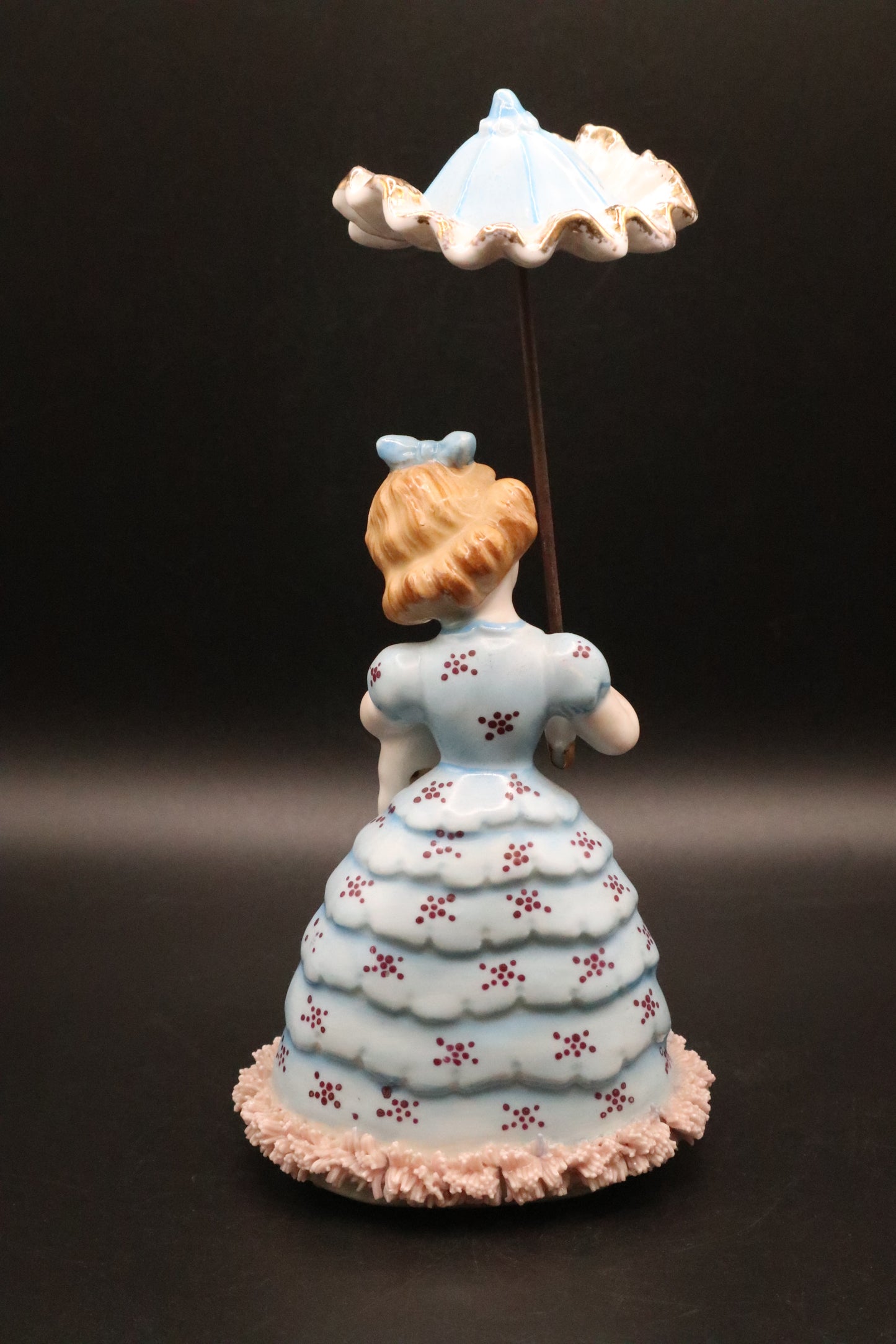 VINTAGE NAPCO VICTORIAN GIRL WITH CAT