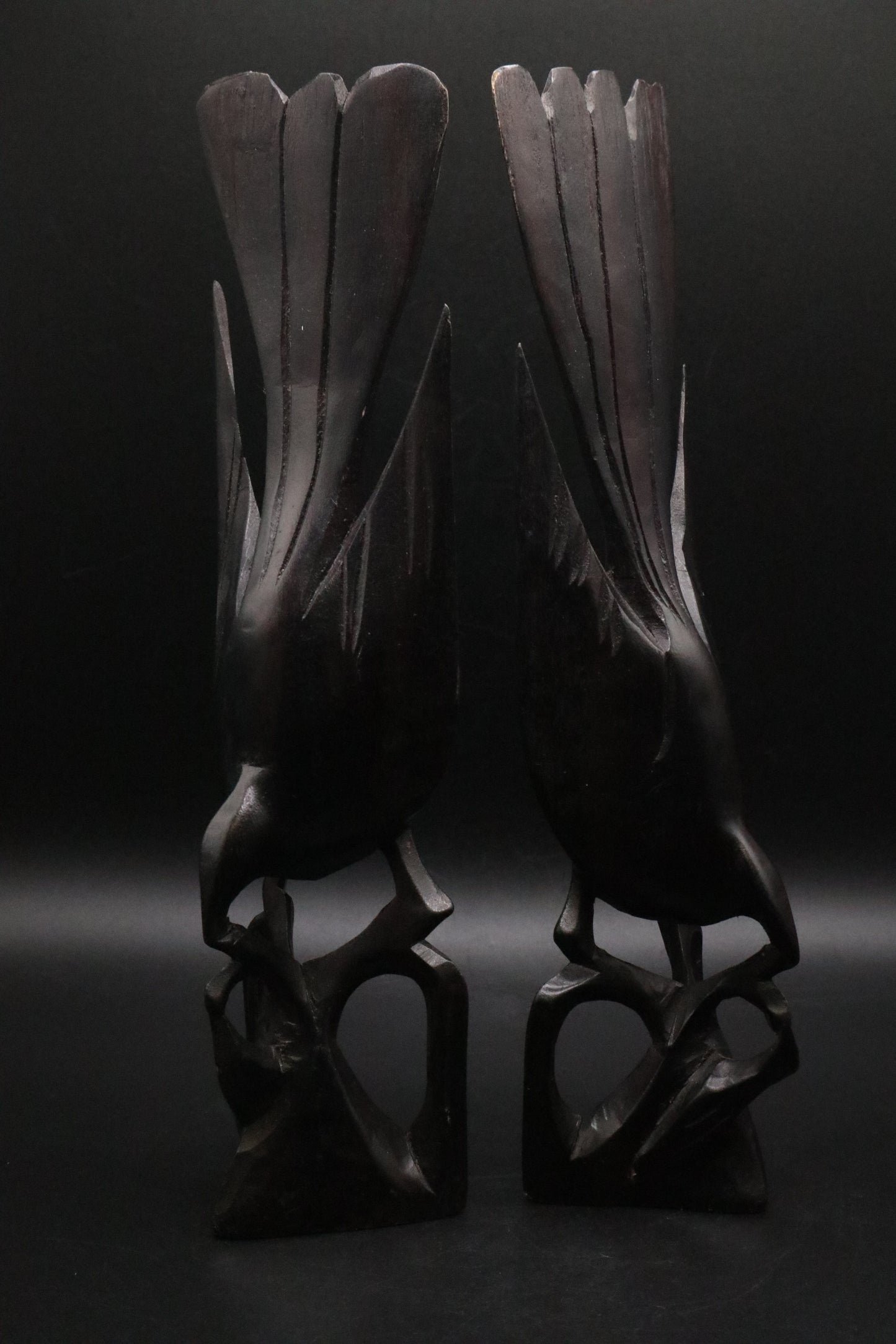 IRONWOOD CARVED BIRDS BALI (PAIR)