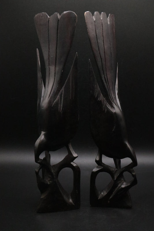 IRONWOOD CARVED BIRDS BALI (PAIR)