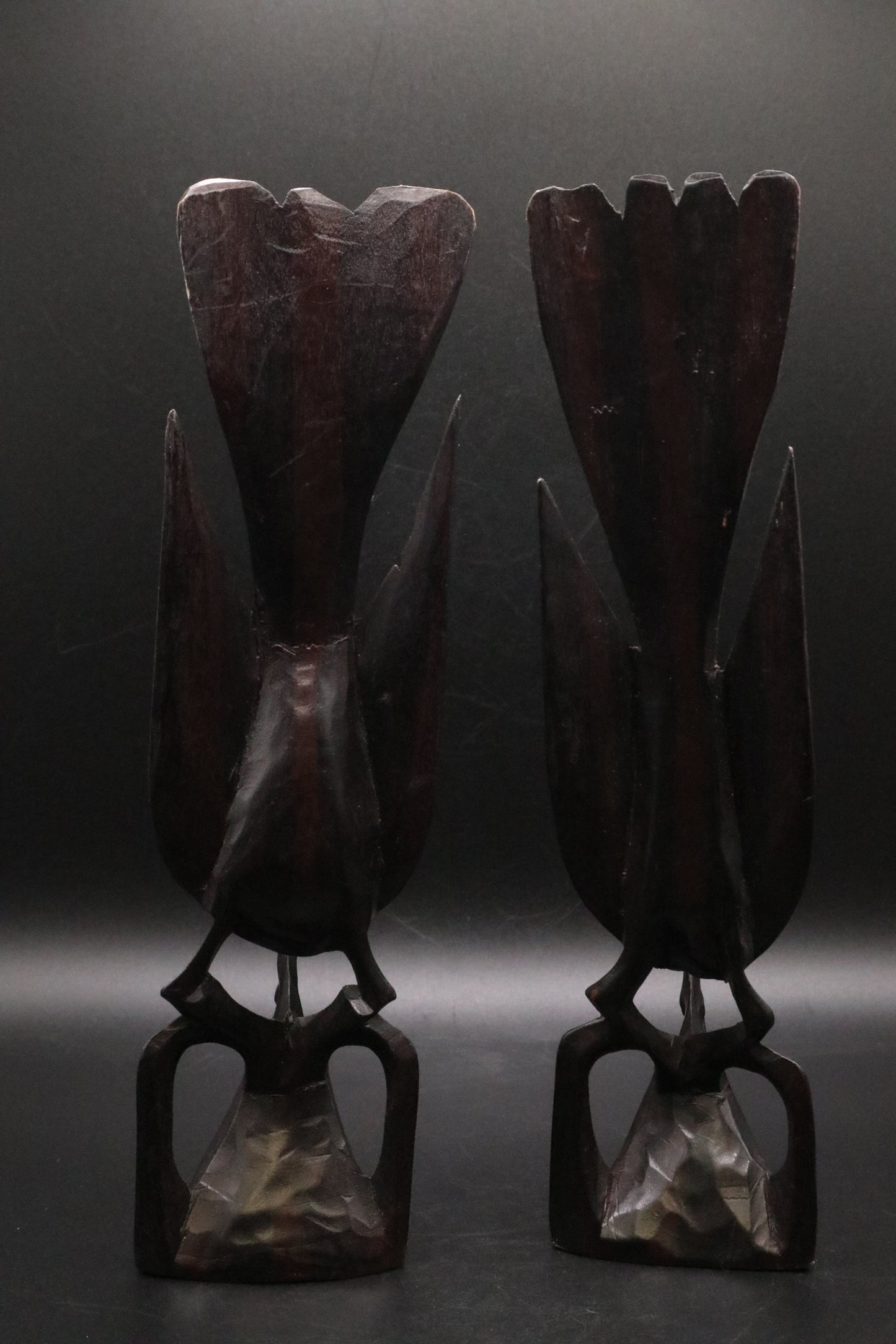 IRONWOOD CARVED BIRDS BALI (PAIR)