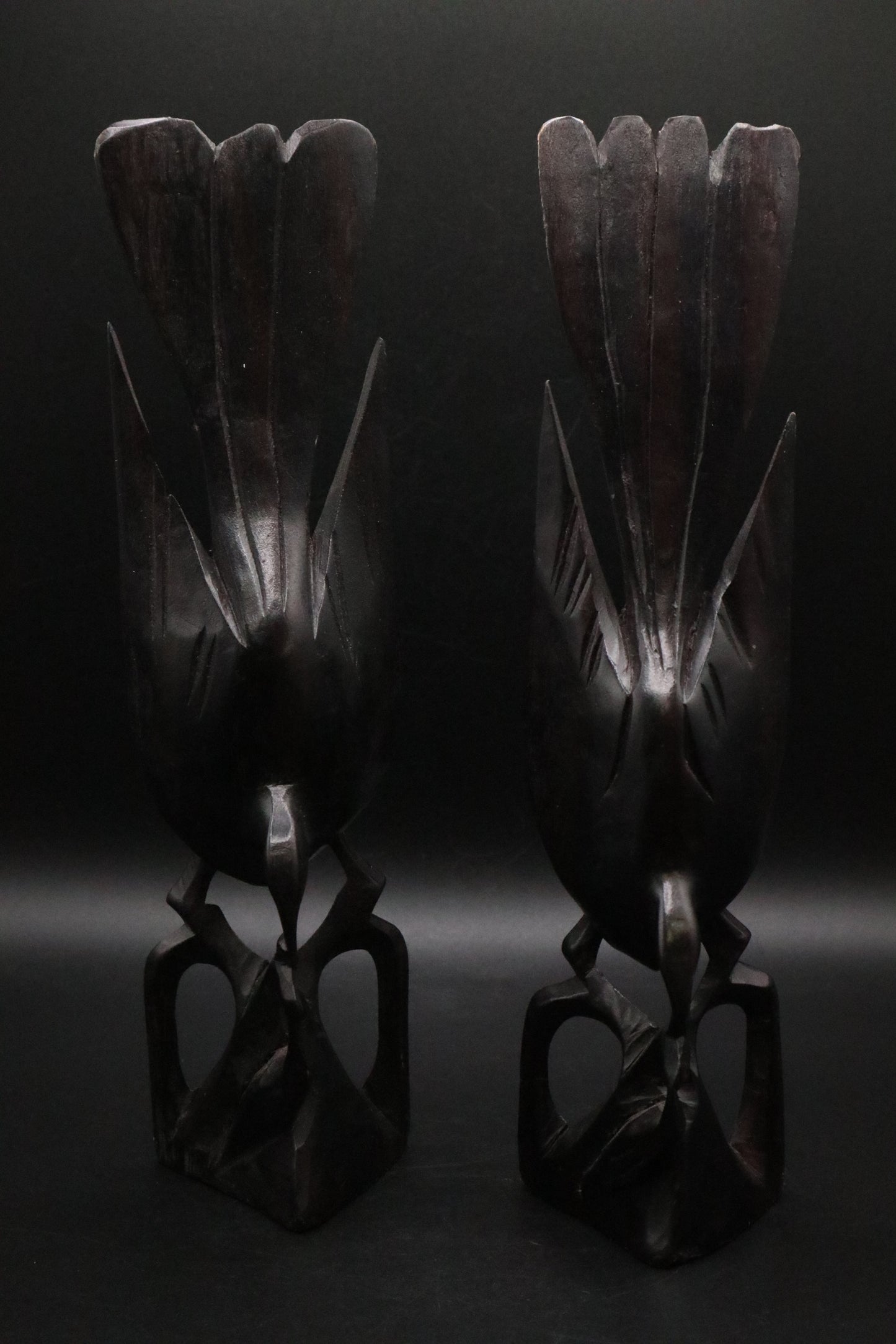IRONWOOD CARVED BIRDS BALI (PAIR)
