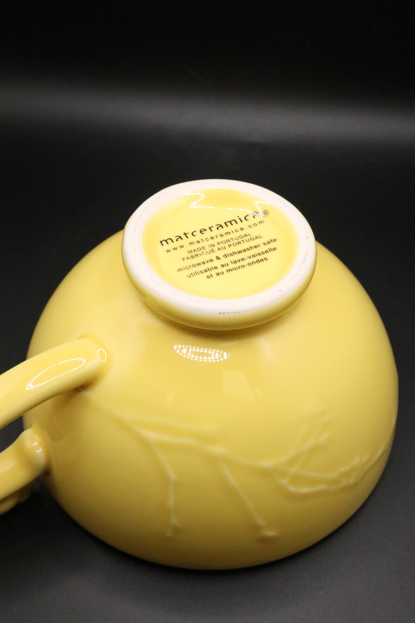 MATCERAMICA PORTUGAL YELLOW BIRD COFFEE MUG