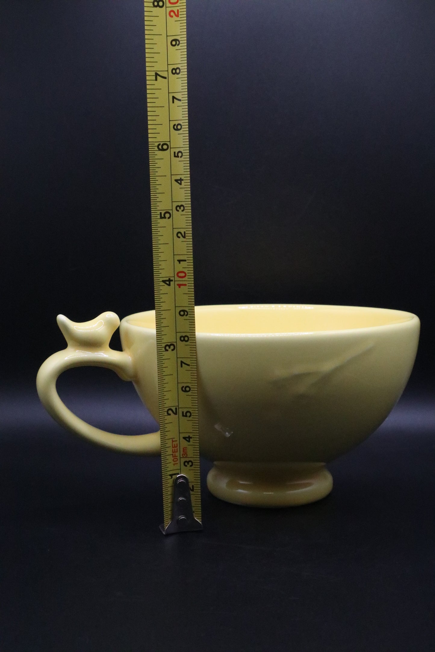 MATCERAMICA PORTUGAL YELLOW BIRD COFFEE MUG