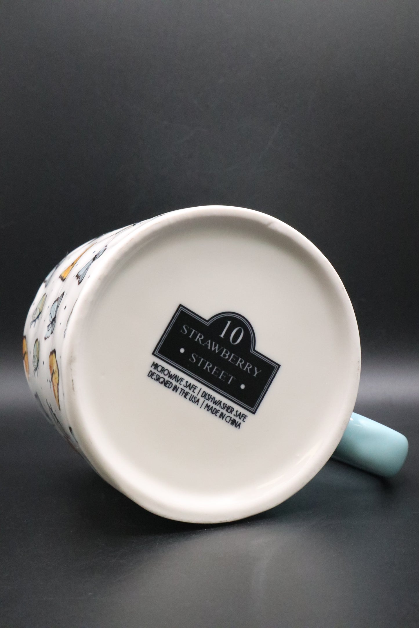 BUTTERFLY COFFEE MUG BY 10 STRAWBERRY STREET