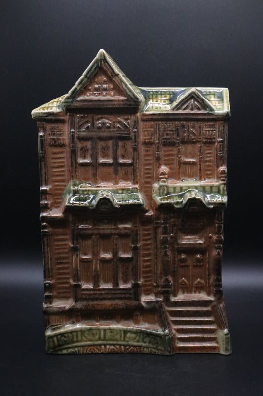 VINTAGE COUNTERPOINT SAN FRANCISCO VICTORIAN HOUSE POTTERY WALL POCKET