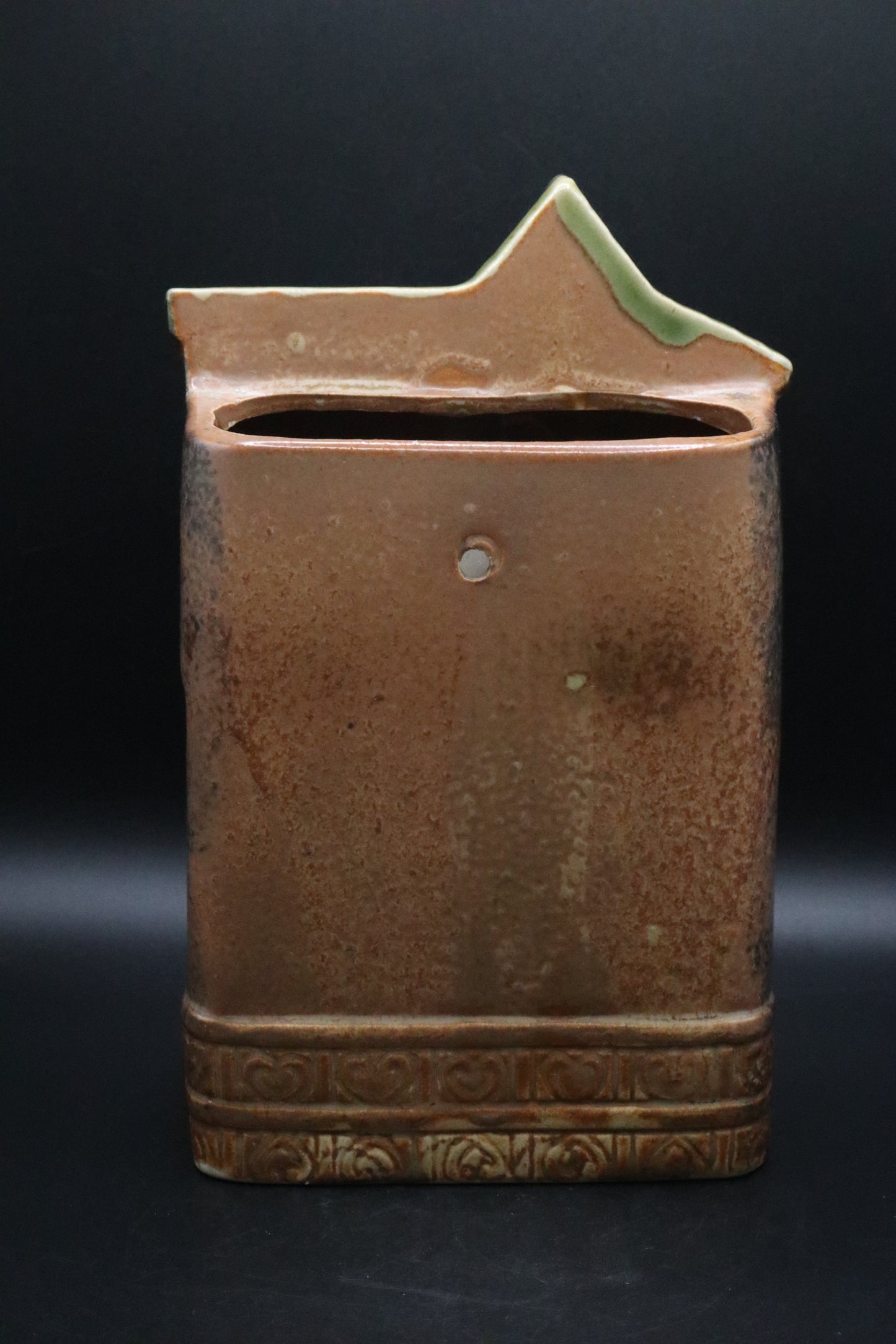 VINTAGE COUNTERPOINT SAN FRANCISCO VICTORIAN HOUSE POTTERY WALL POCKET
