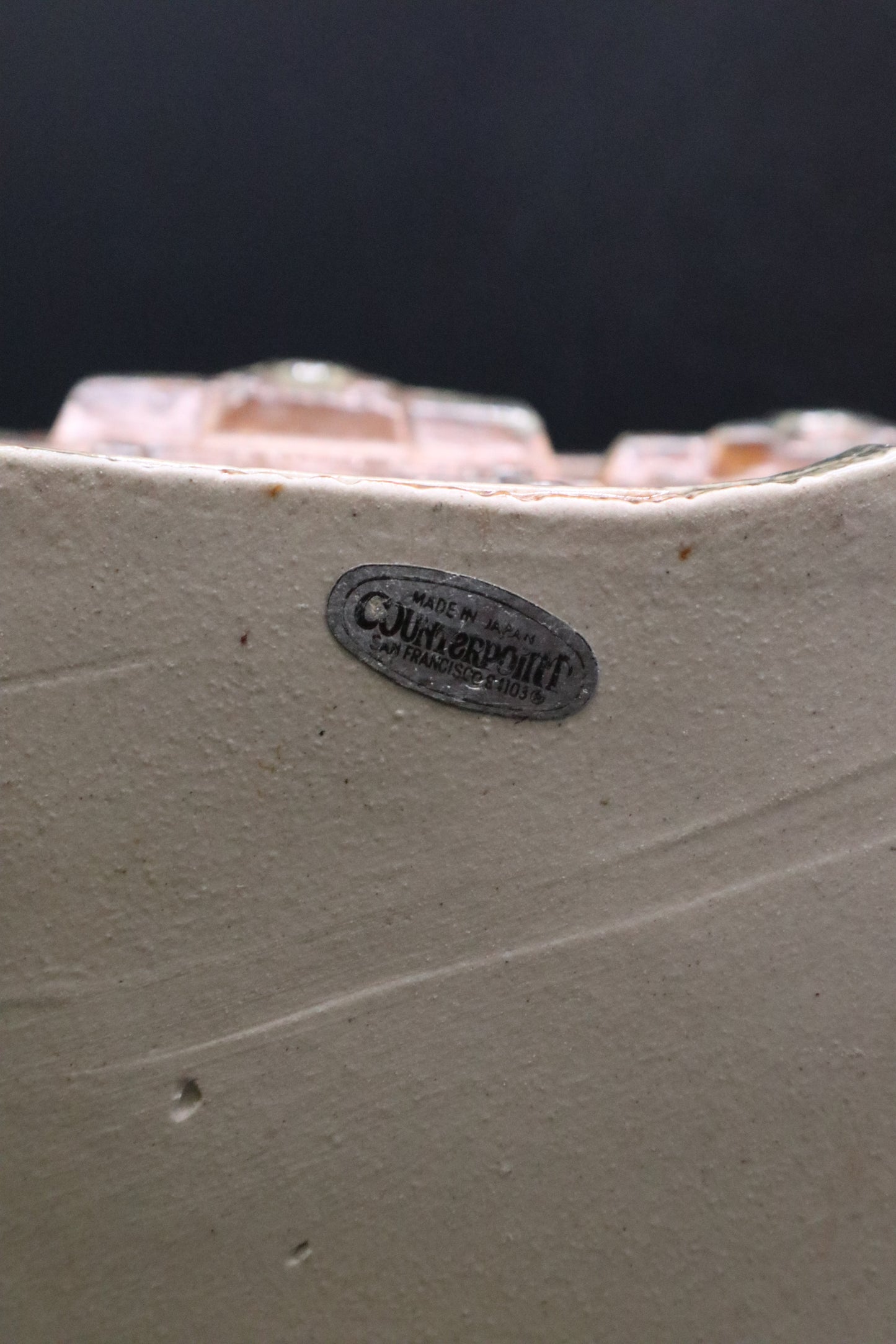 VINTAGE COUNTERPOINT SAN FRANCISCO VICTORIAN HOUSE POTTERY WALL POCKET