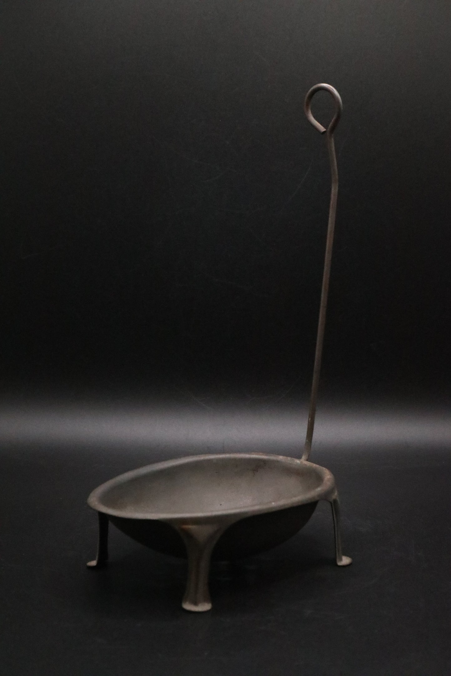 VINTAGE EGG POACHER METAL FARMHOUSE RUSTIC FOOTED KITCHEN HEN