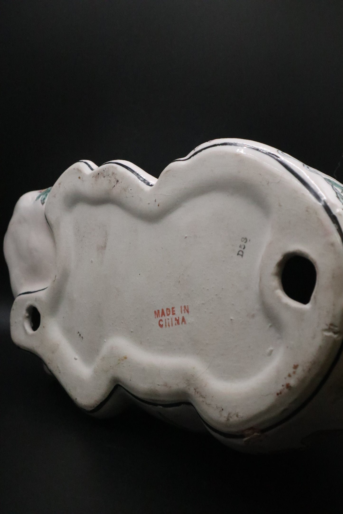 VINTAGE "NEMURI NEKO" CHINOISERIE ASIAN SLEEPING CAT